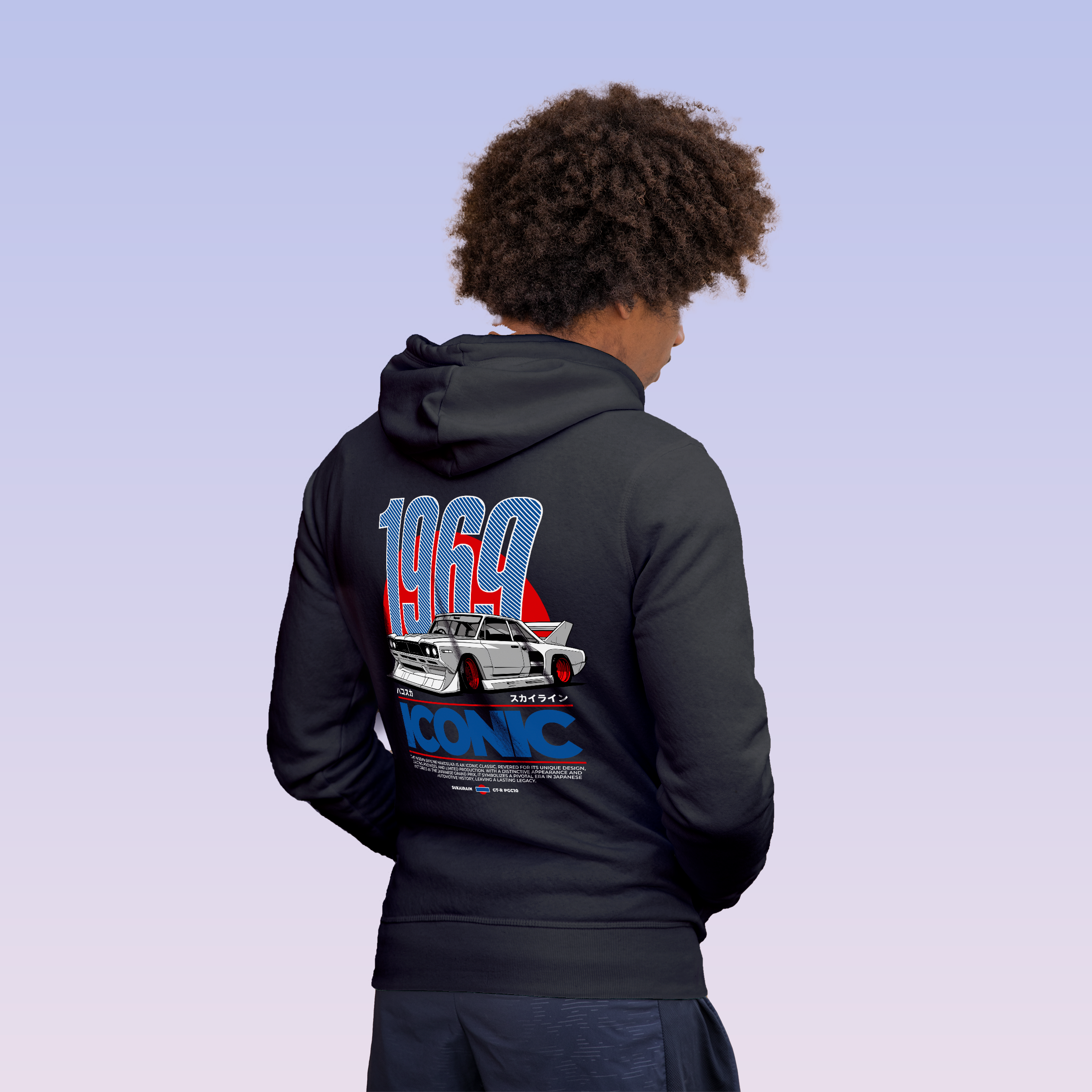 1969 Iconic Japanese Street Car Racing Hoodie - JDM Vintage Urban Streetwear