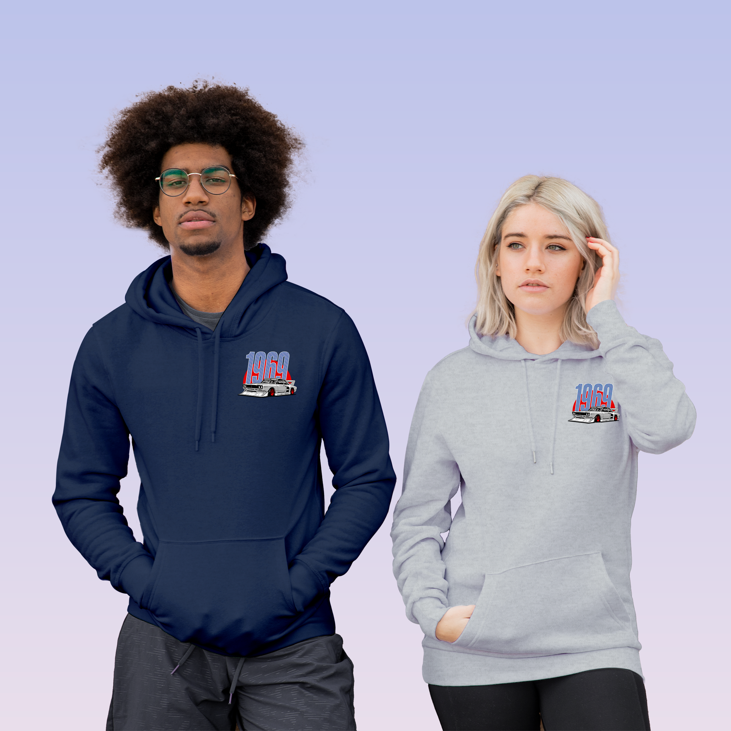 1969 Iconic Japanese Street Car Racing Hoodie - JDM Vintage Urban Streetwear