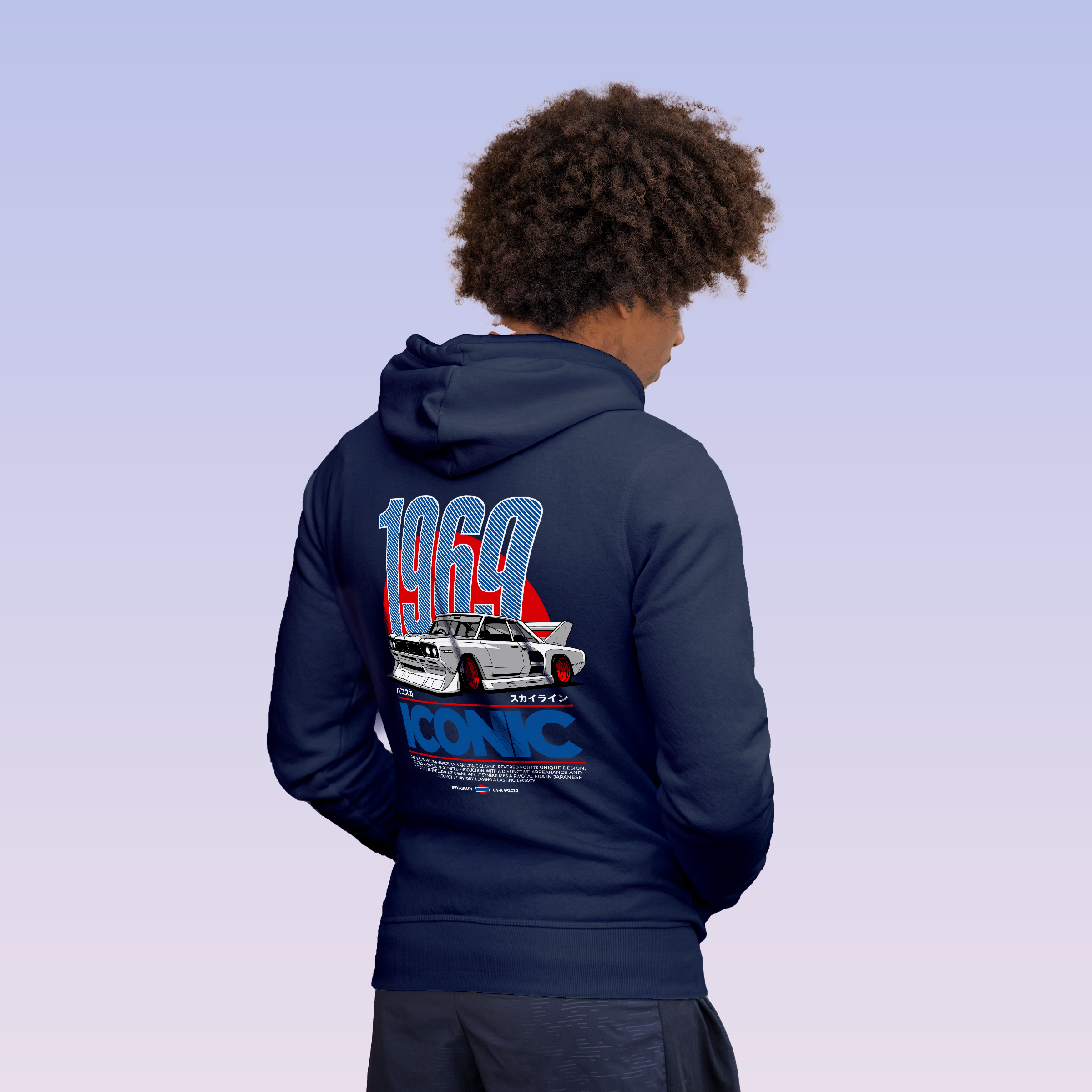 1969 Iconic Japanese Street Car Racing Hoodie - JDM Vintage Urban Streetwear