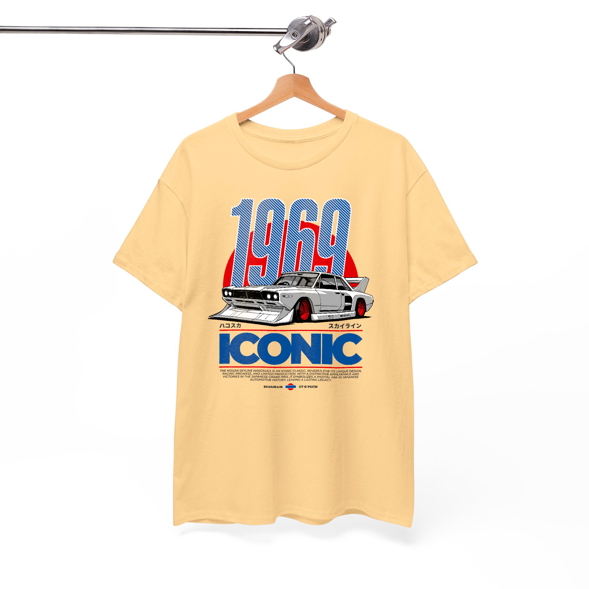 1969 Iconic Japanese Street Car Racing T-shirt - JDM Vintage Urban Streetwear