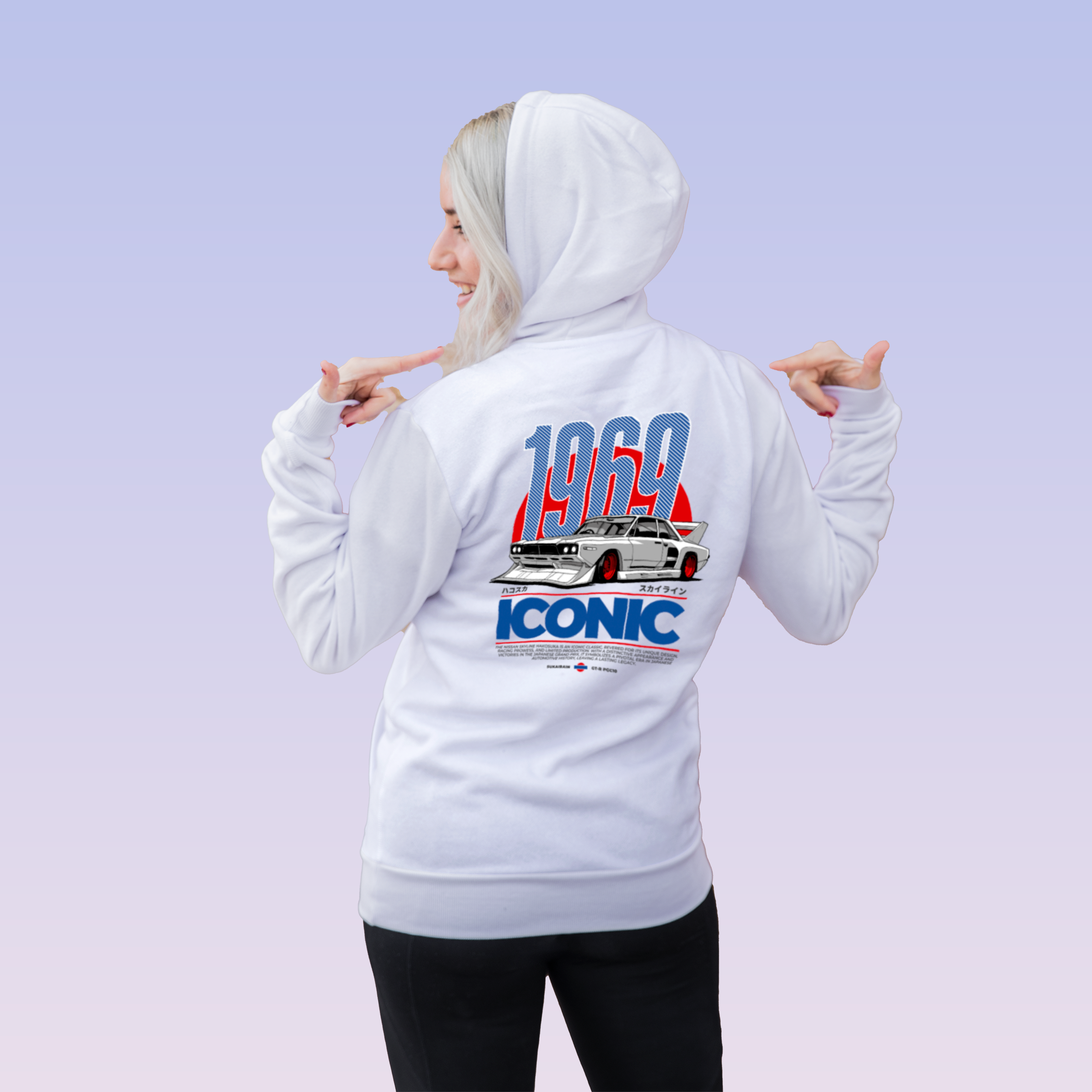 1969 Iconic Japanese Street Car Racing Hoodie - JDM Vintage Urban Streetwear