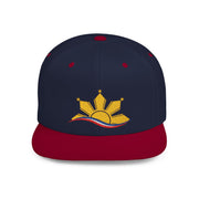Embroidered Abstract Philippines Flag on Flat Bill Snapback
