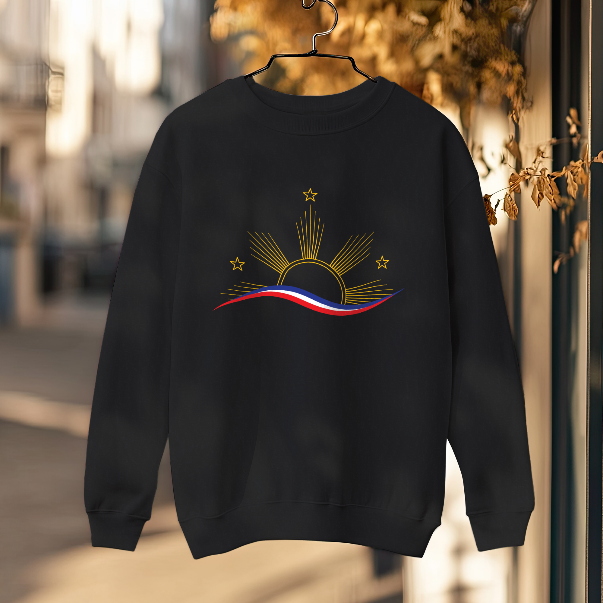 Abstract Philippines Flag Sweatshirt