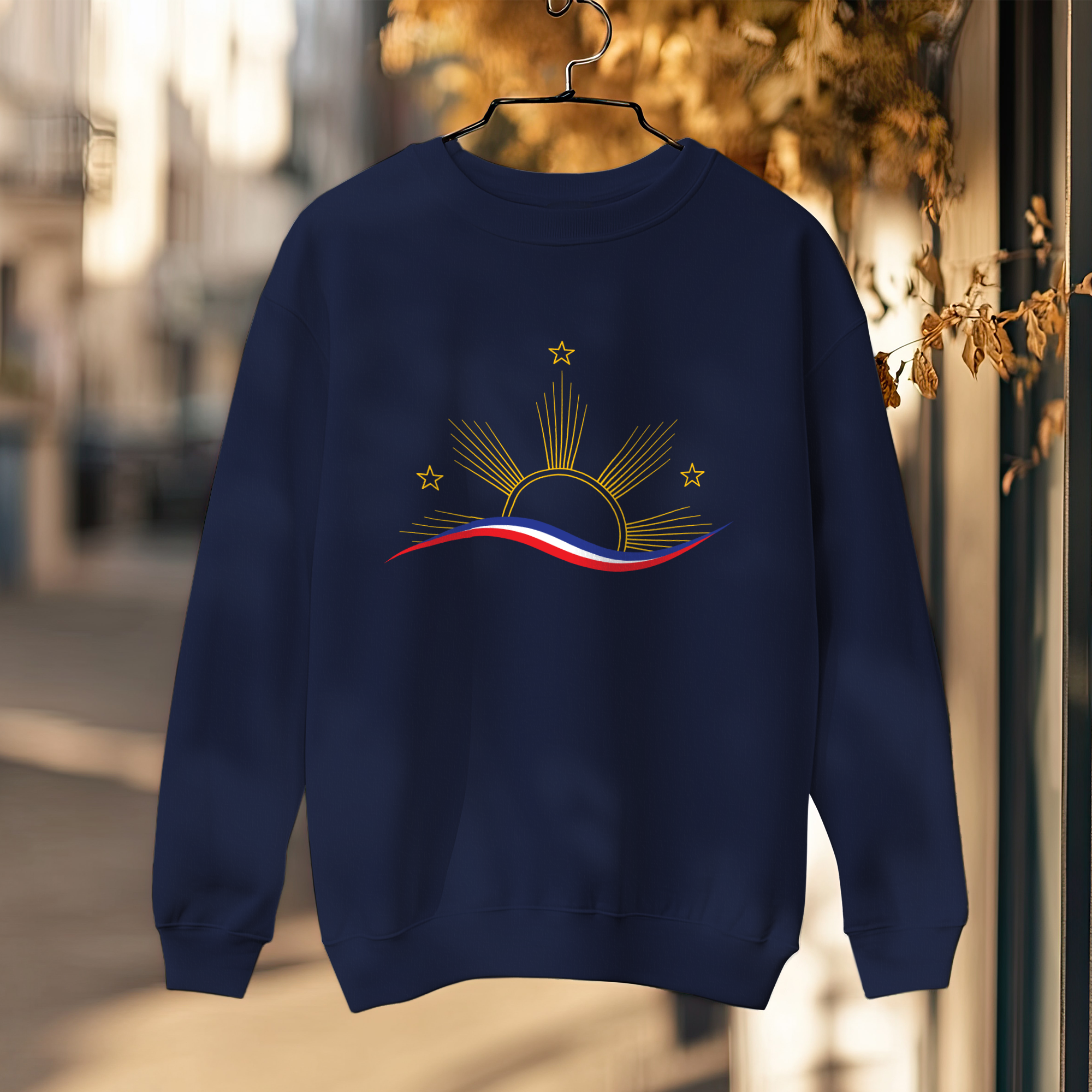 Abstract Philippines Flag Sweatshirt