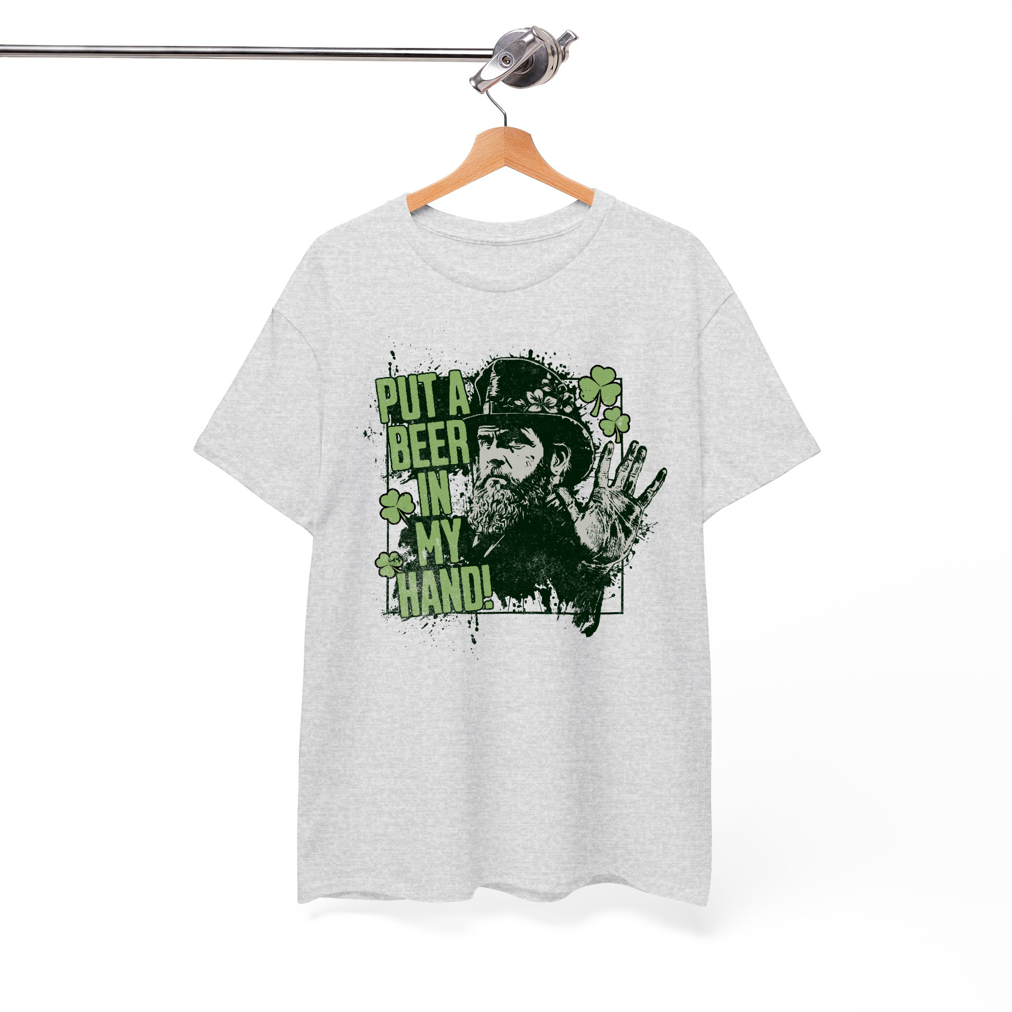 St. Patrick's Day "Put a Beer in My Hand" Unisex T-shirt