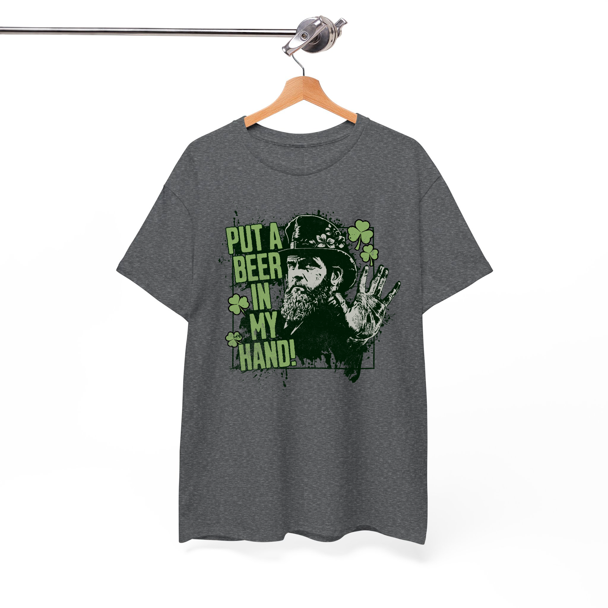 St. Patrick's Day "Put a Beer in My Hand" Unisex T-shirt