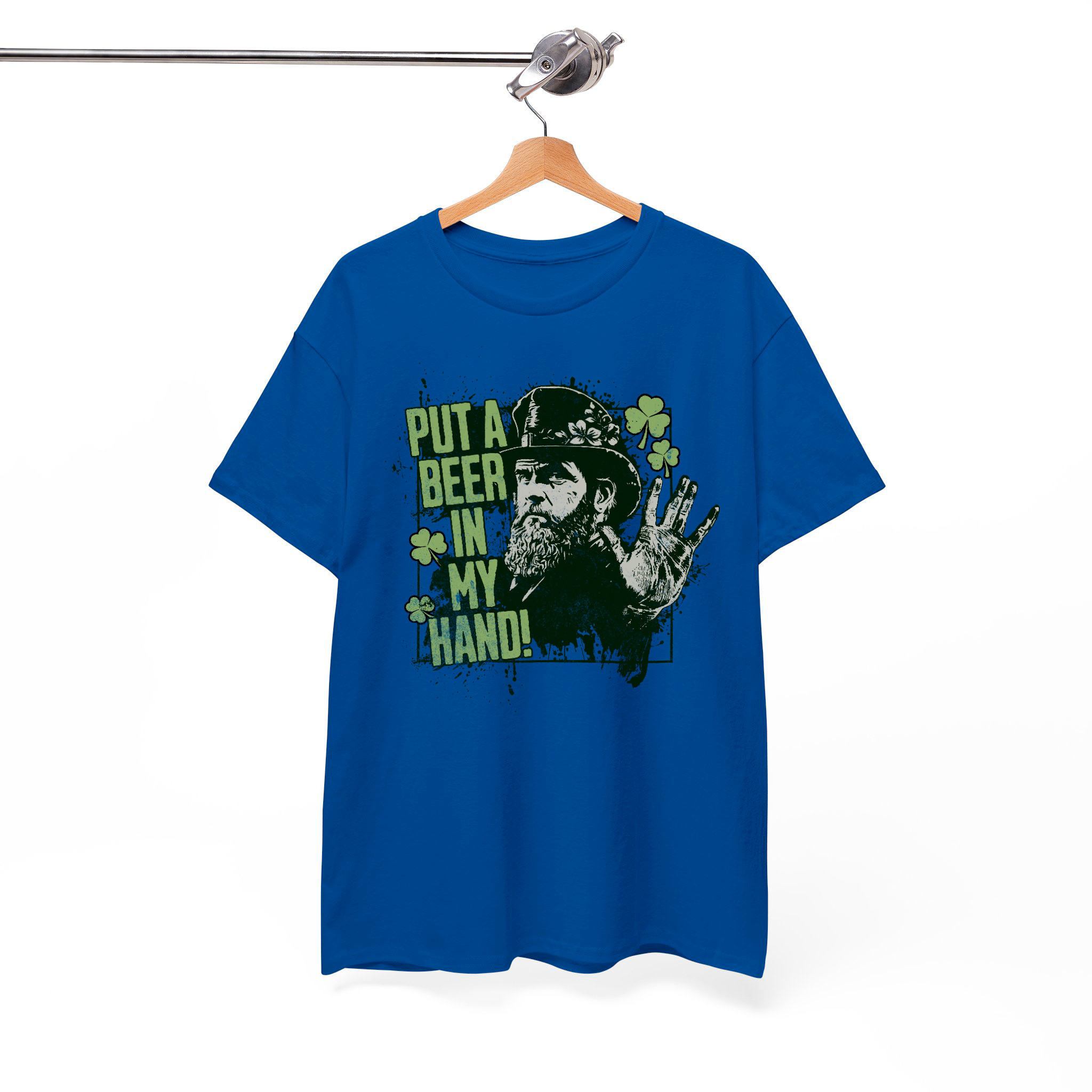 St. Patrick's Day "Put a Beer in My Hand" Unisex T-shirt
