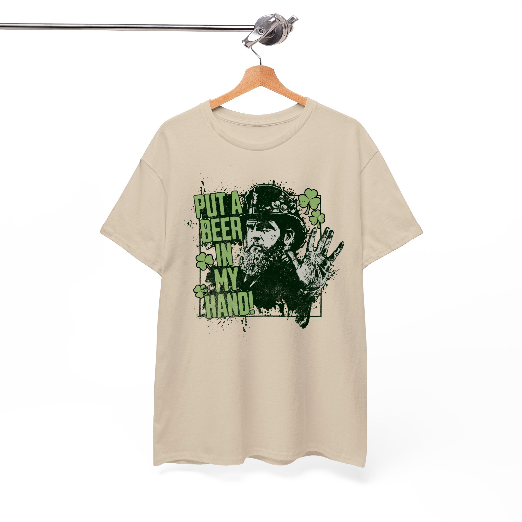 St. Patrick's Day "Put a Beer in My Hand" Unisex T-shirt