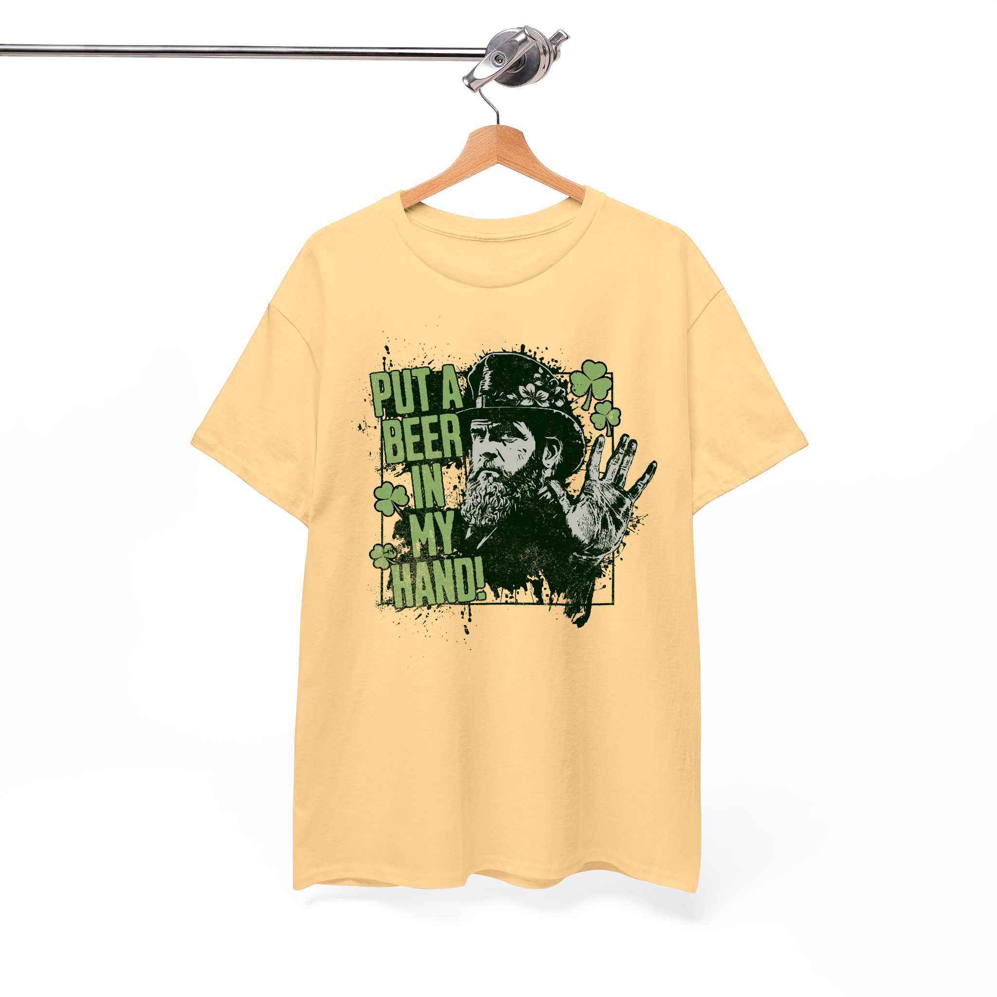 St. Patrick's Day "Put a Beer in My Hand" Unisex T-shirt
