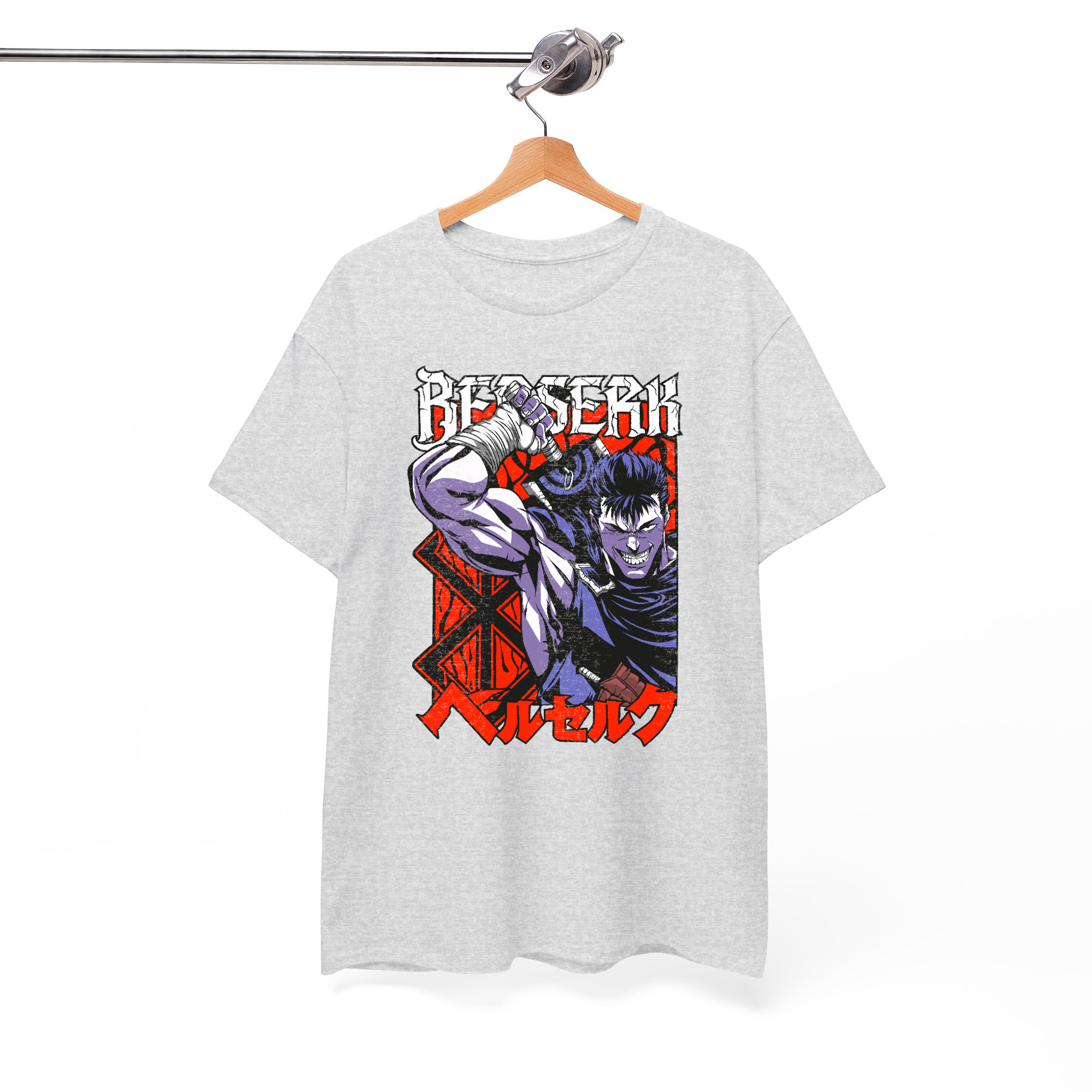 Berserk T-Shirt, Guts Shirt, Anime Tee, Manga, Anime Streetwear, Japanese, Aesthetic, Unisex