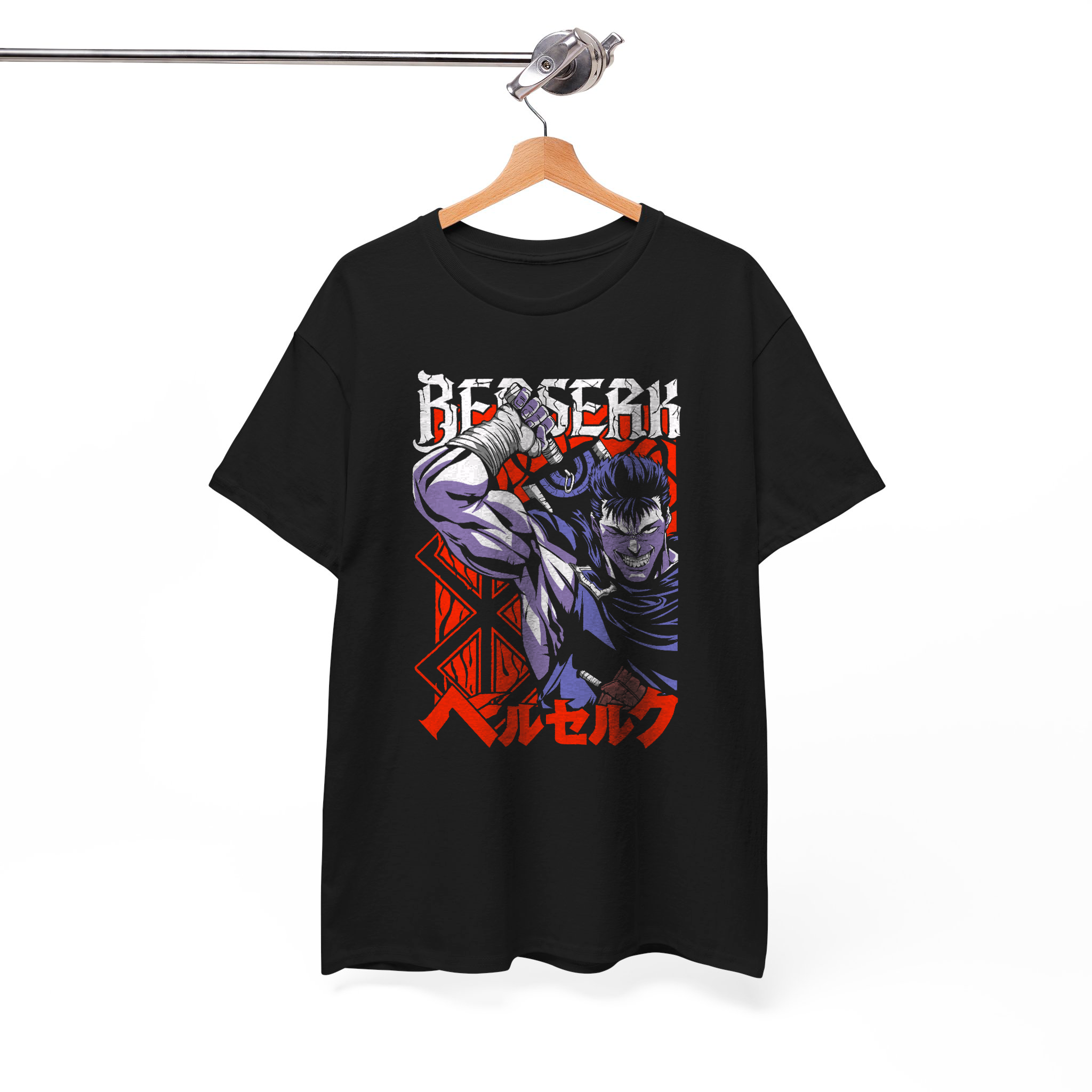 Berserk T-Shirt, Guts Shirt, Anime Tee, Manga, Anime Streetwear, Japanese, Aesthetic, Unisex