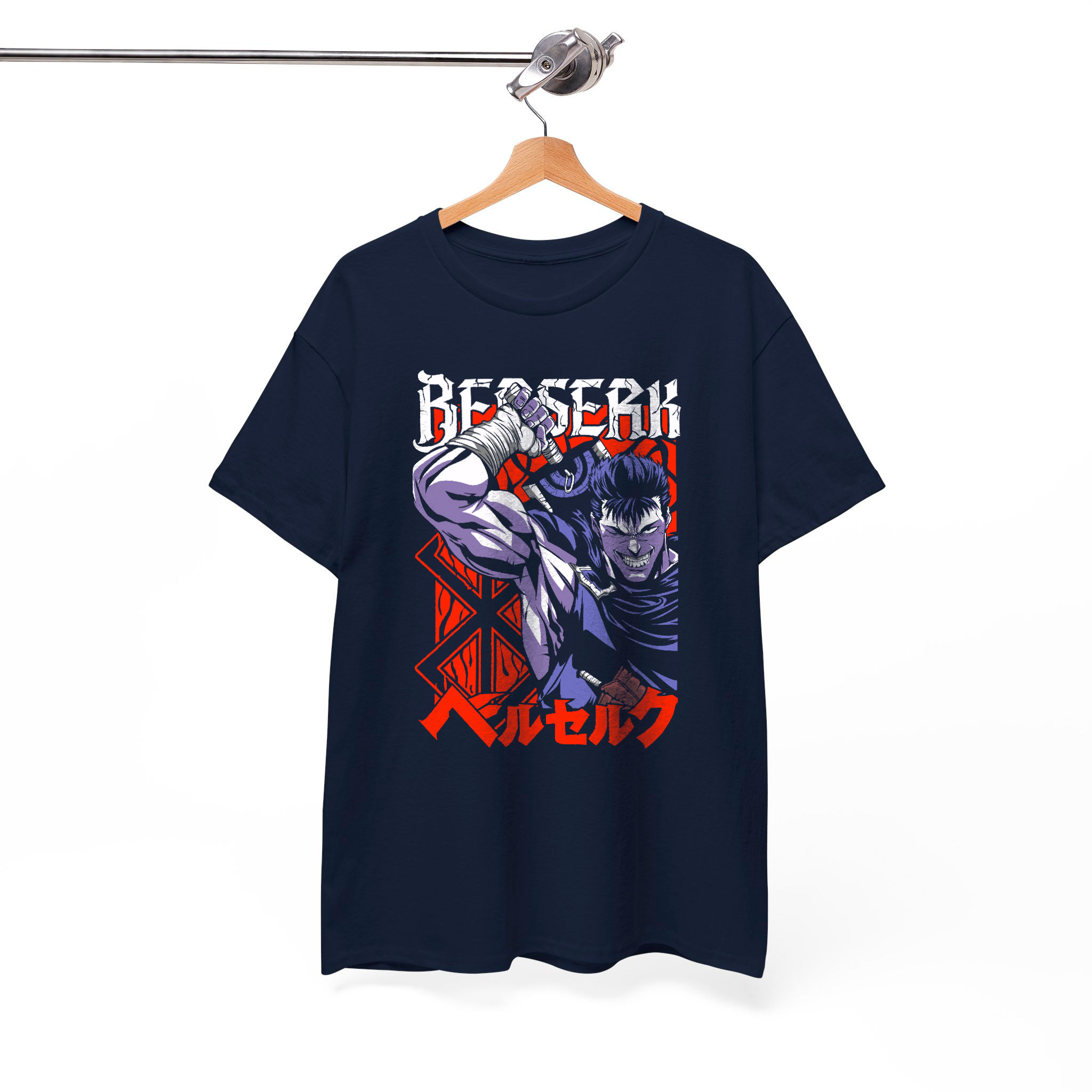 Berserk T-Shirt, Guts Shirt, Anime Tee, Manga, Anime Streetwear, Japanese, Aesthetic, Unisex