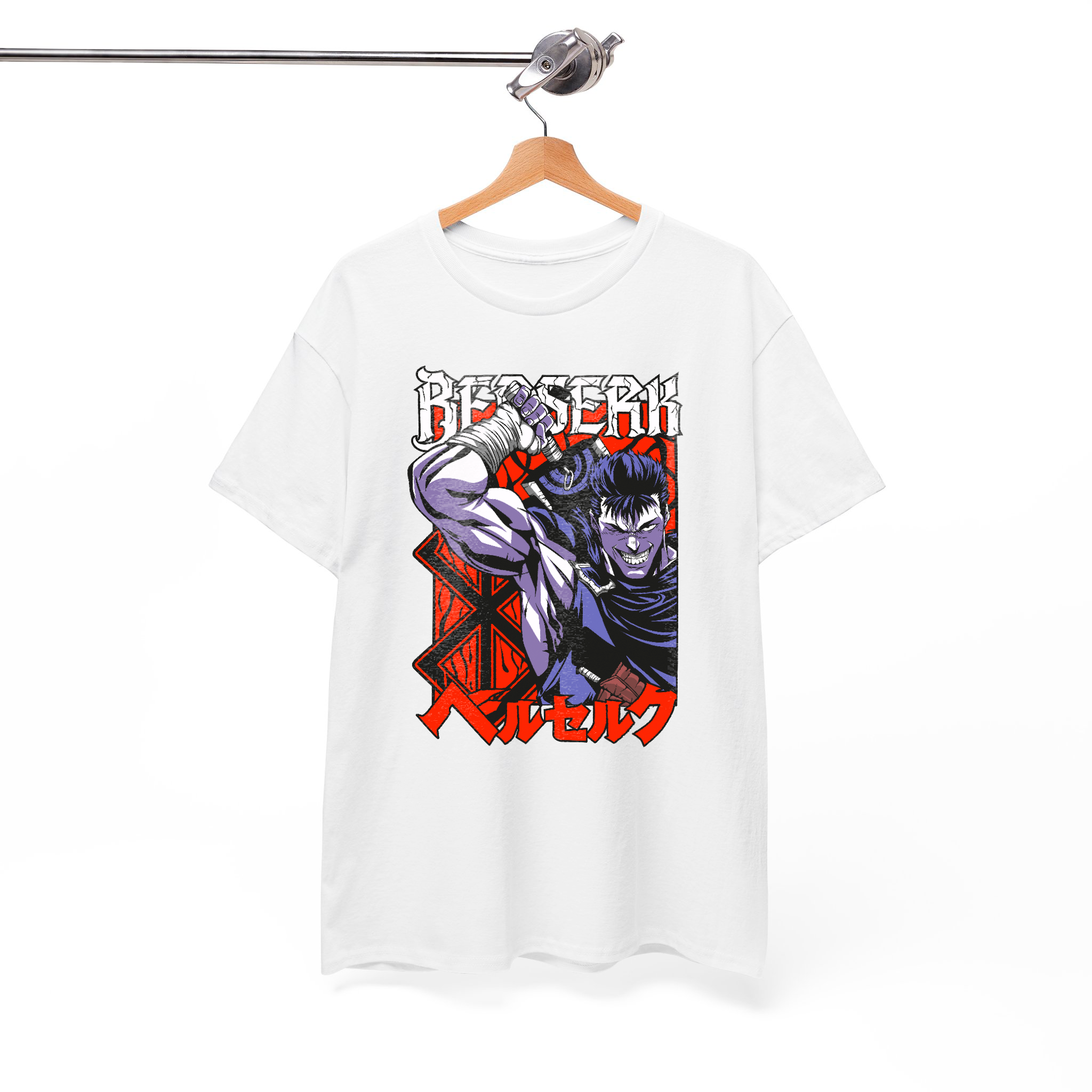 Berserk T-Shirt, Guts Shirt, Anime Tee, Manga, Anime Streetwear, Japanese, Aesthetic, Unisex