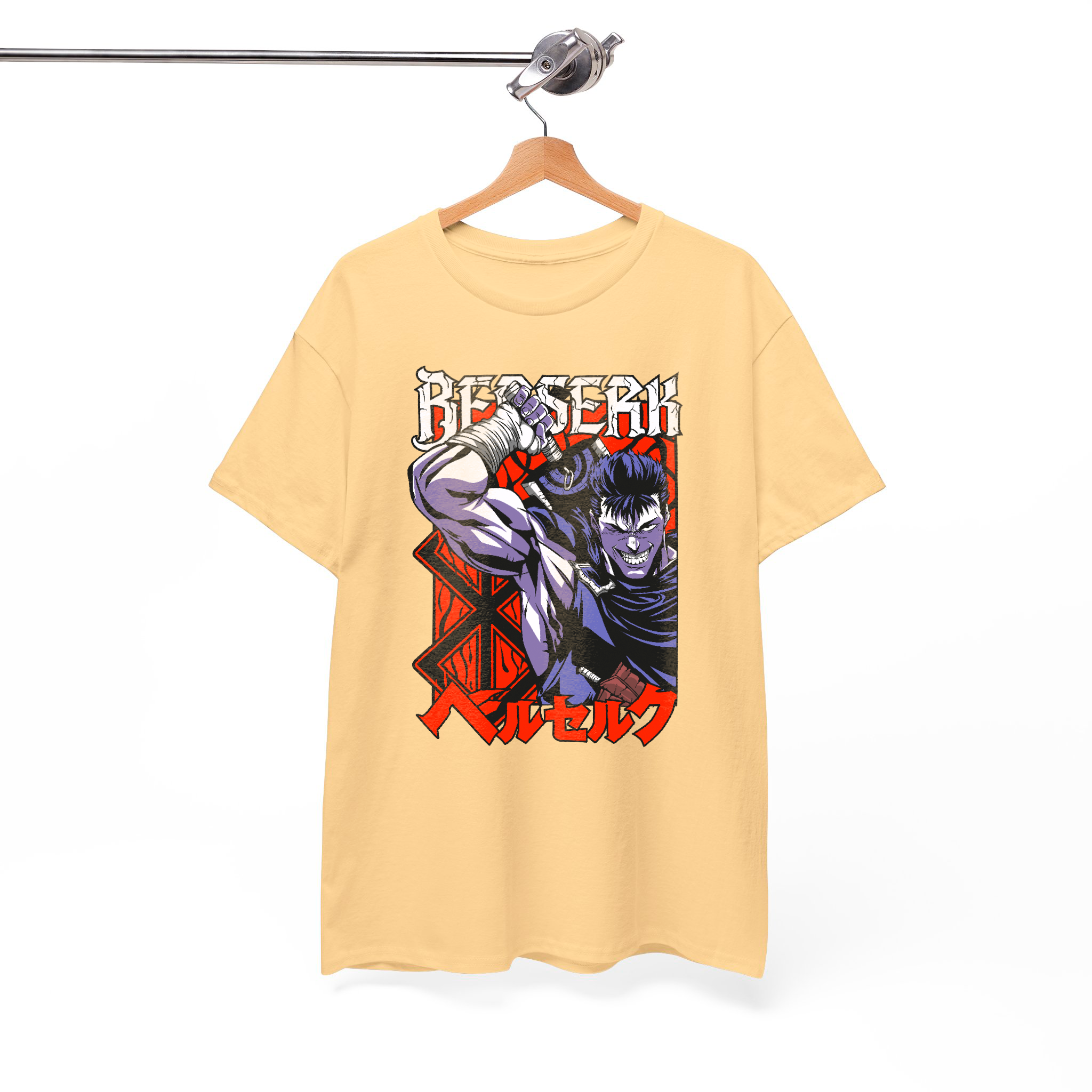 Berserk T-Shirt, Guts Shirt, Anime Tee, Manga, Anime Streetwear, Japanese, Aesthetic, Unisex