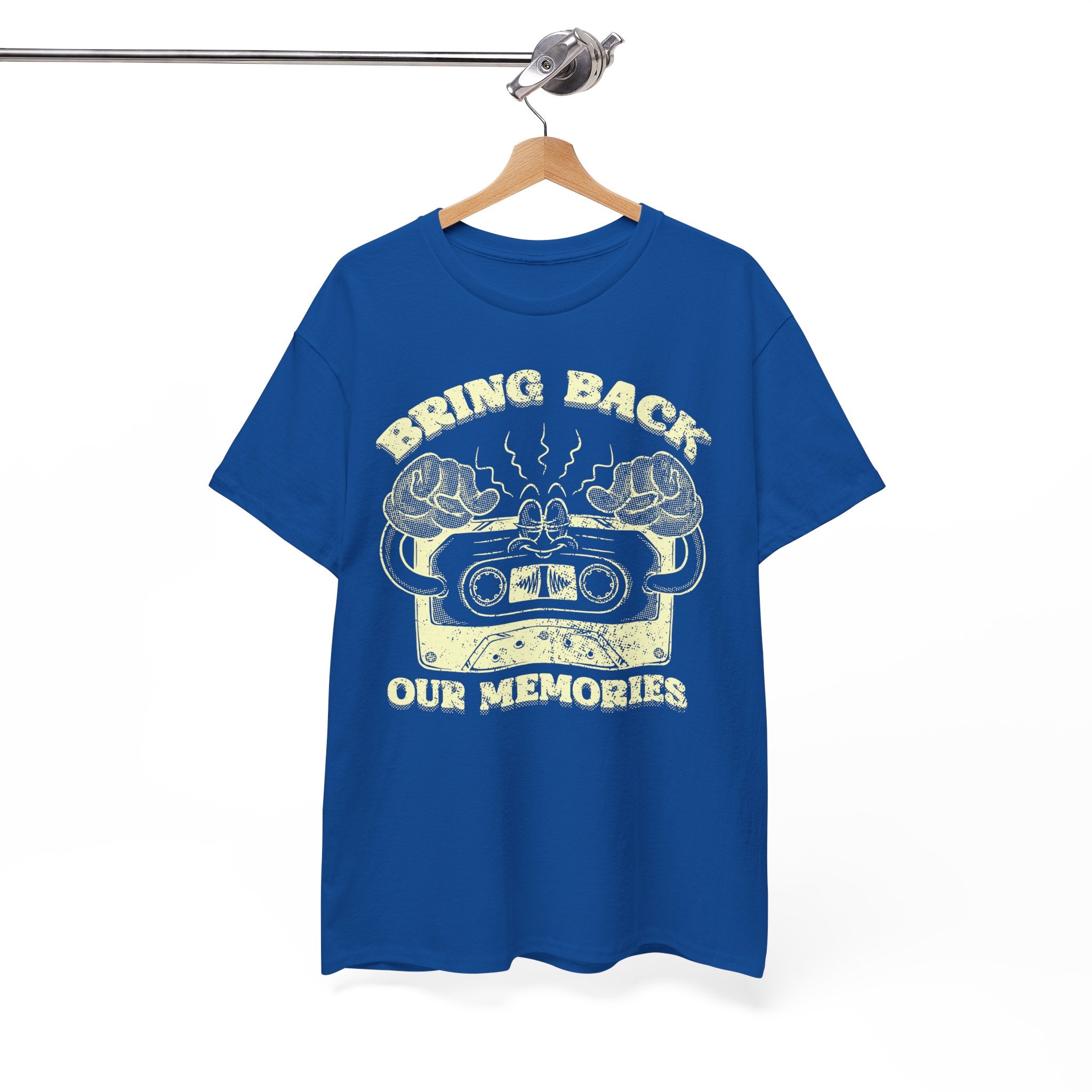 Bring Back Our Memories Retro Cassette Tape Graphic Nostalgic Music Lover 80s 90s Throwback Graphic Tee