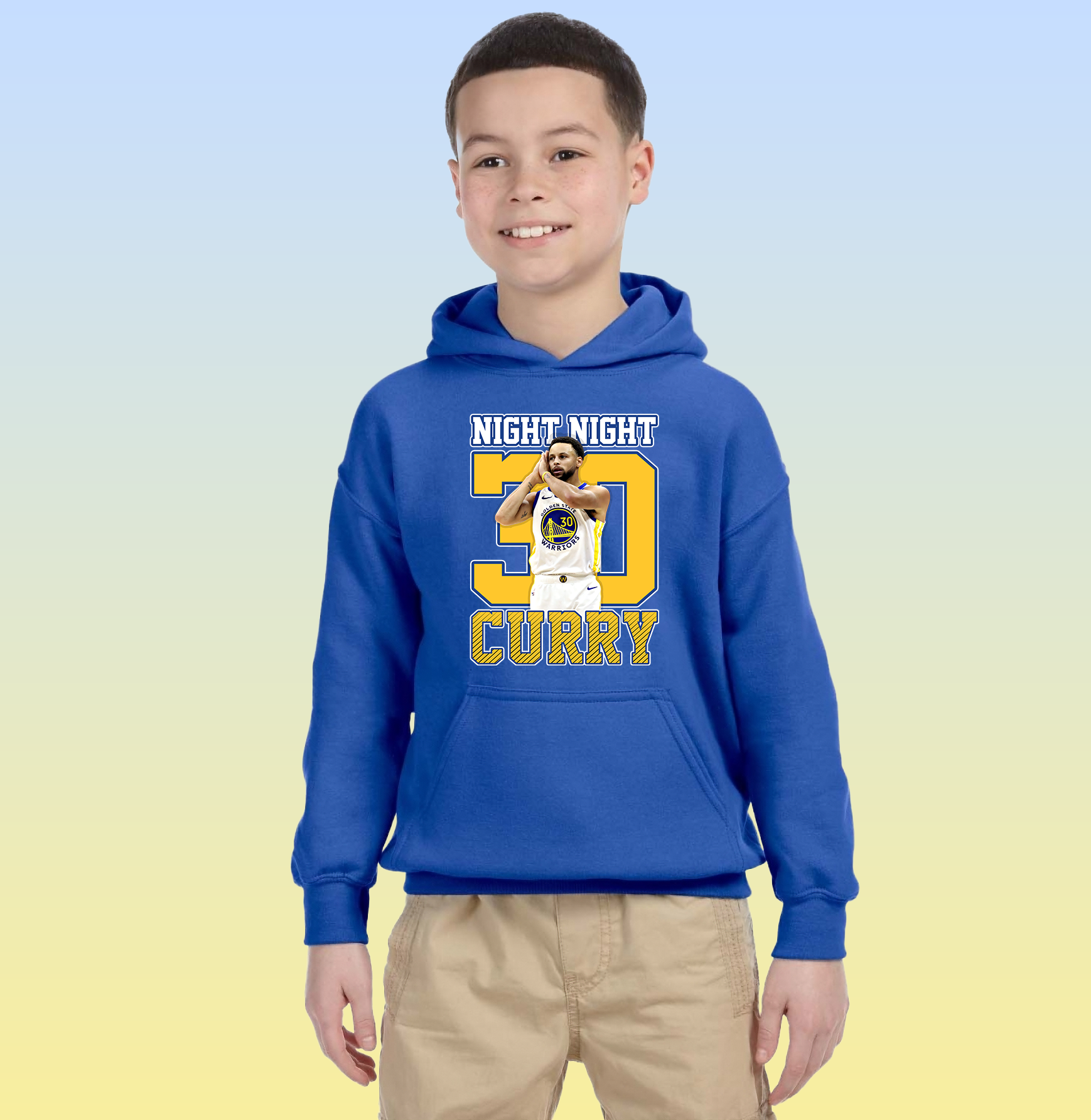 Stephen Curry Night Night Golden State Warriors Basketball Hoodie for Adults and Kids