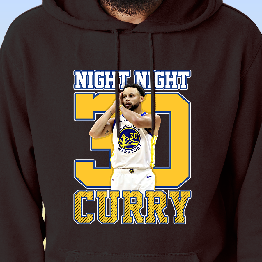 Stephen Curry Night Night Golden State Warriors Basketball Hoodie for Adults and Kids
