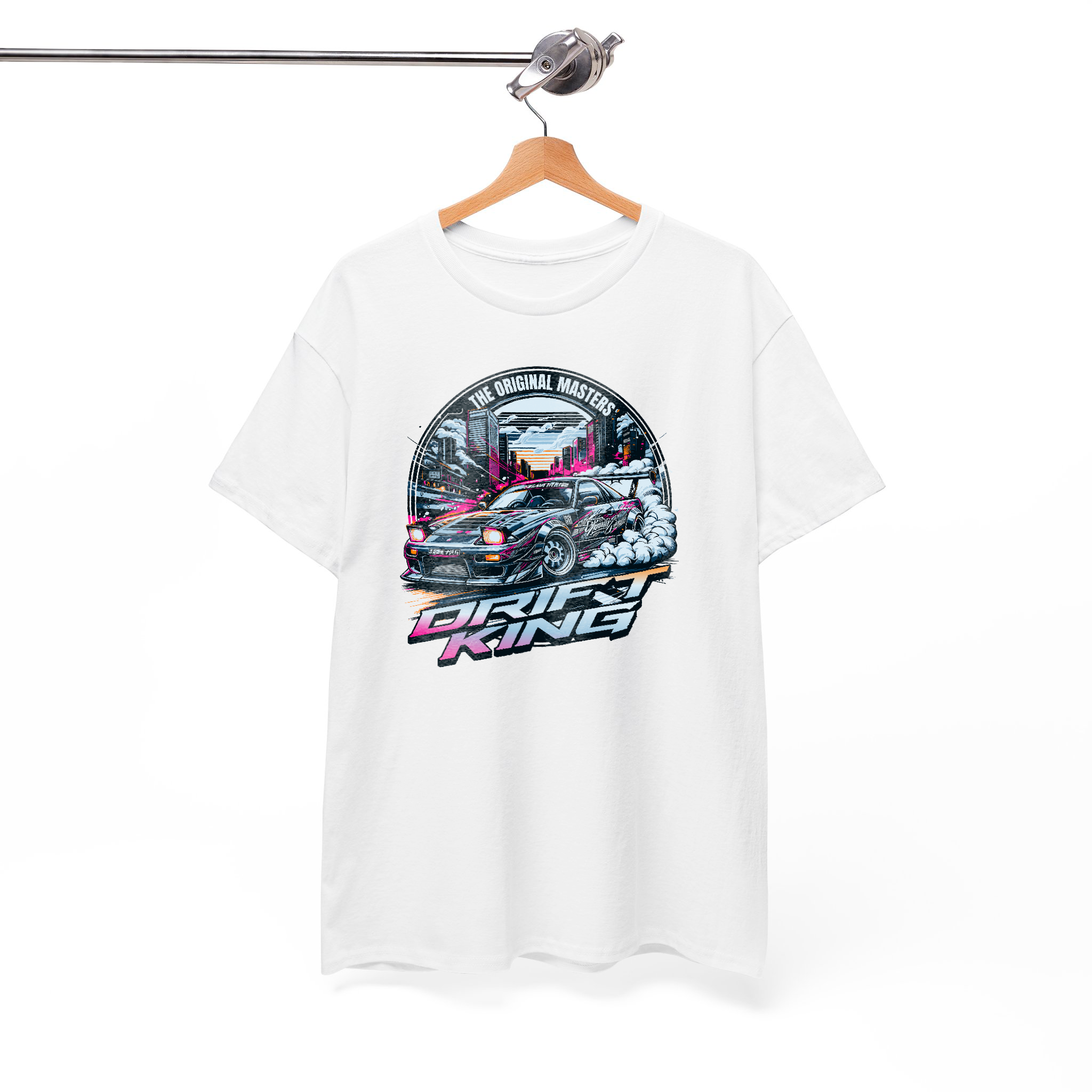 Drift King Japanese Street Car Racing T-shirt - JDM Vintage Urban Graphic Tee