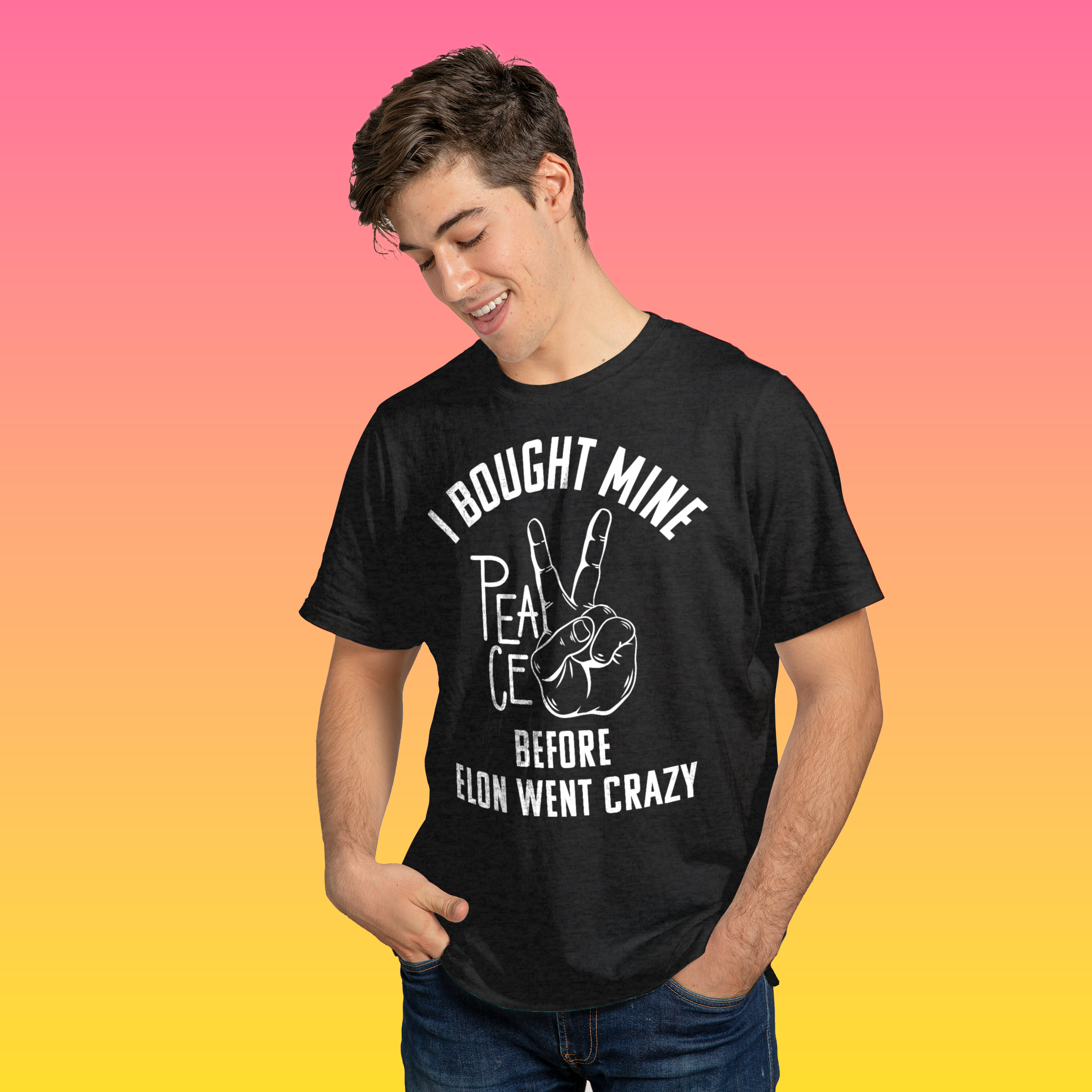 I Bought Mine Before Elon Went Crazy T-Shirt – Funny Tech & Meme Graphic Tee