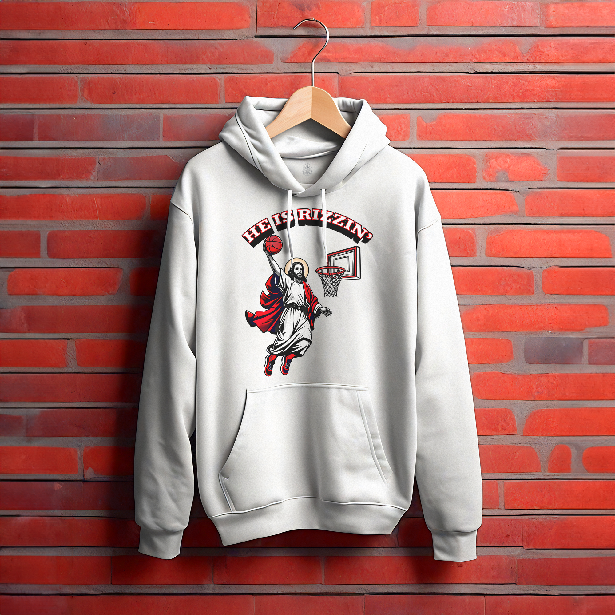 He Is Rizzin' Hoodie