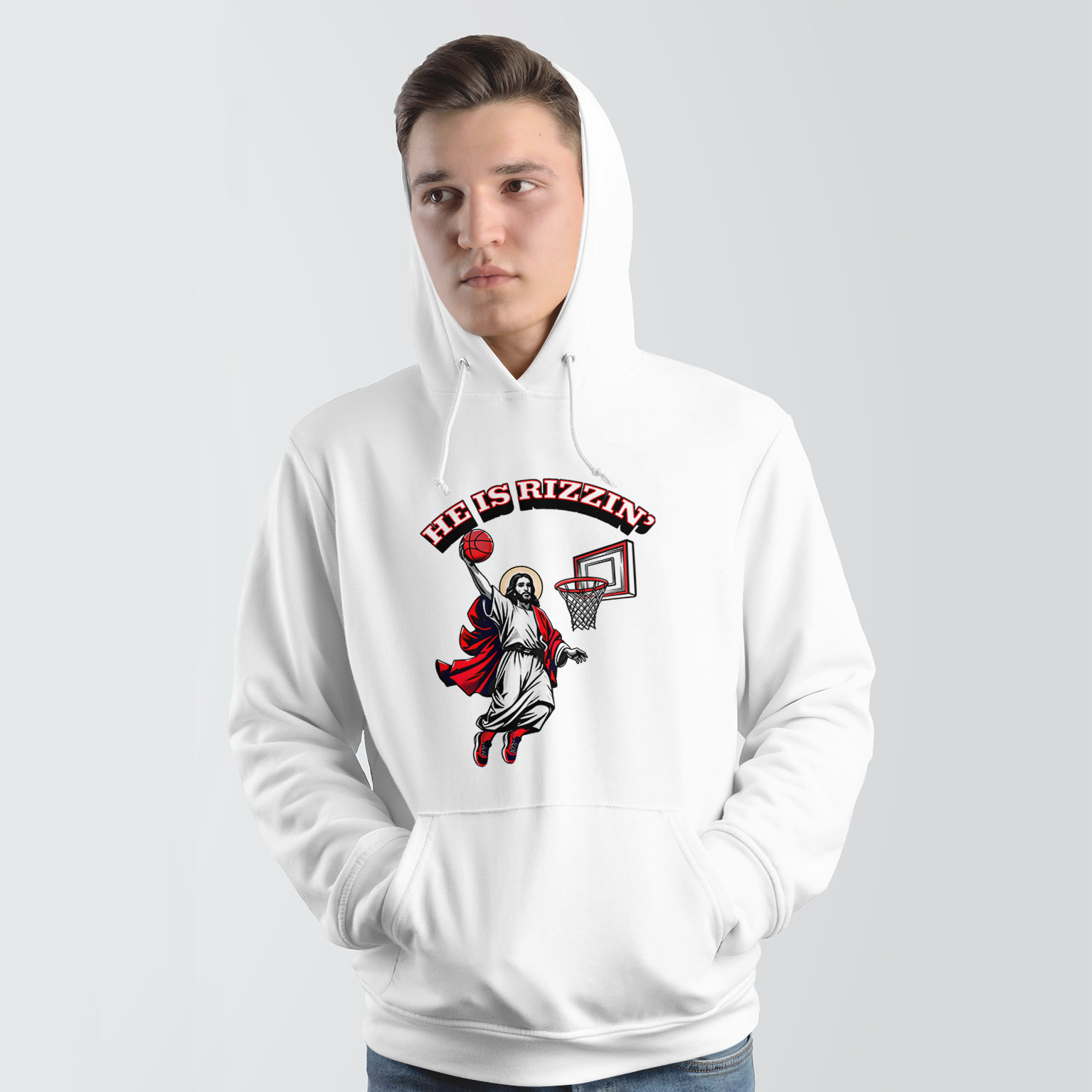 He Is Rizzin' Hoodie
