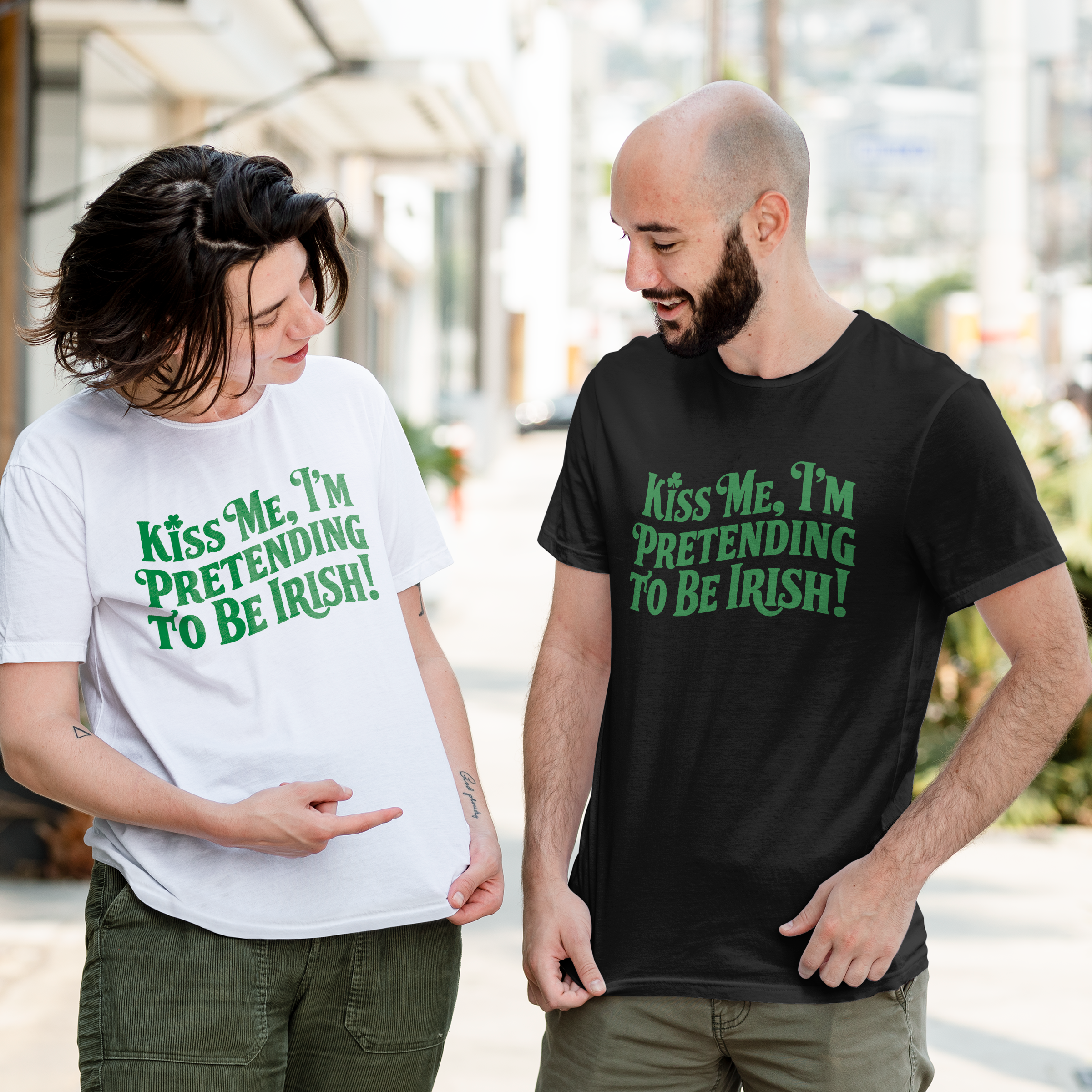 Kiss Me I'm Pretending to Be Irish T-Shirt – Funny St. Patrick’s Day Tee