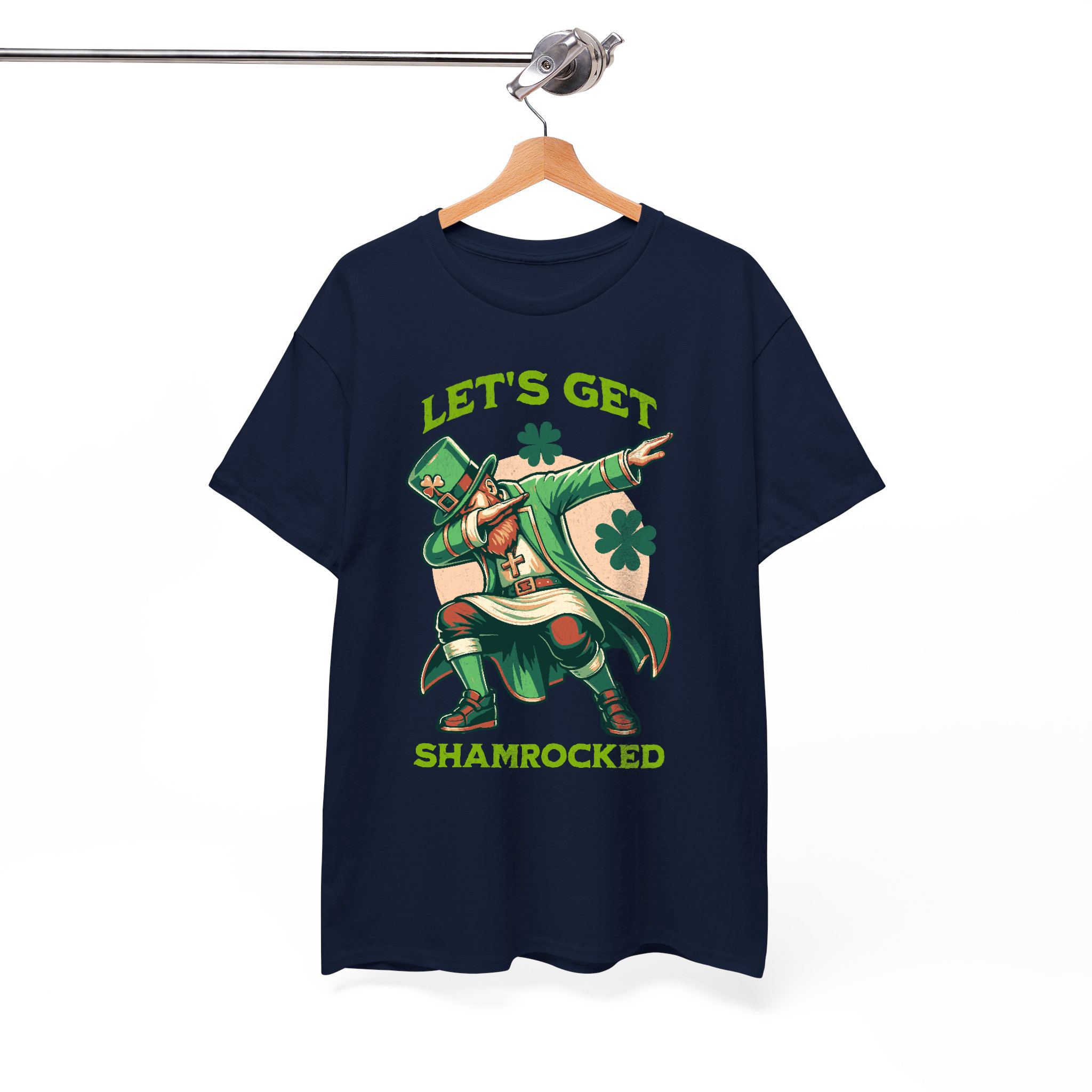 Let’s Get Shamrocked T-Shirt – Funny St. Patrick’s Day Leprechaun Graphic Tee