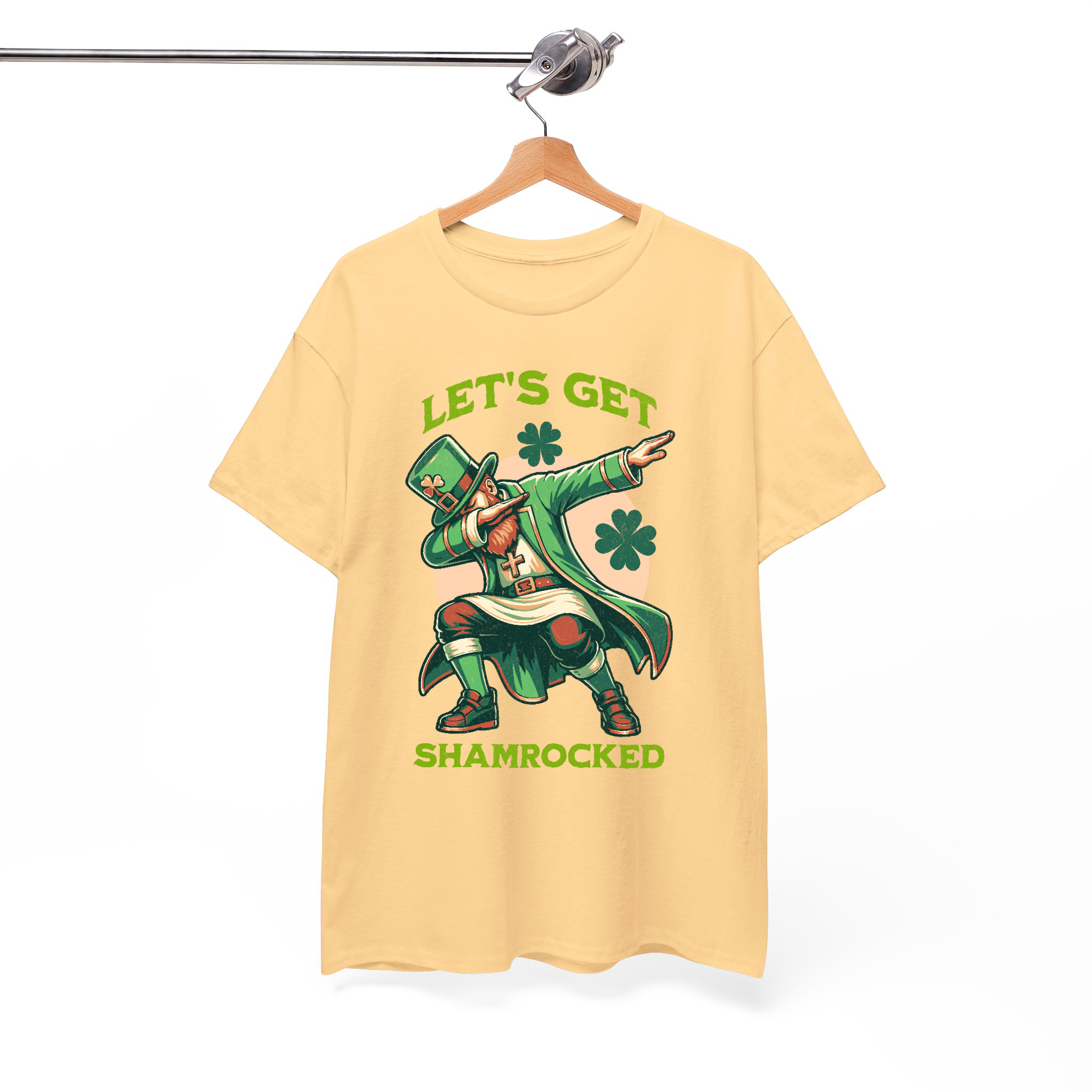 Let’s Get Shamrocked T-Shirt – Funny St. Patrick’s Day Leprechaun Graphic Tee