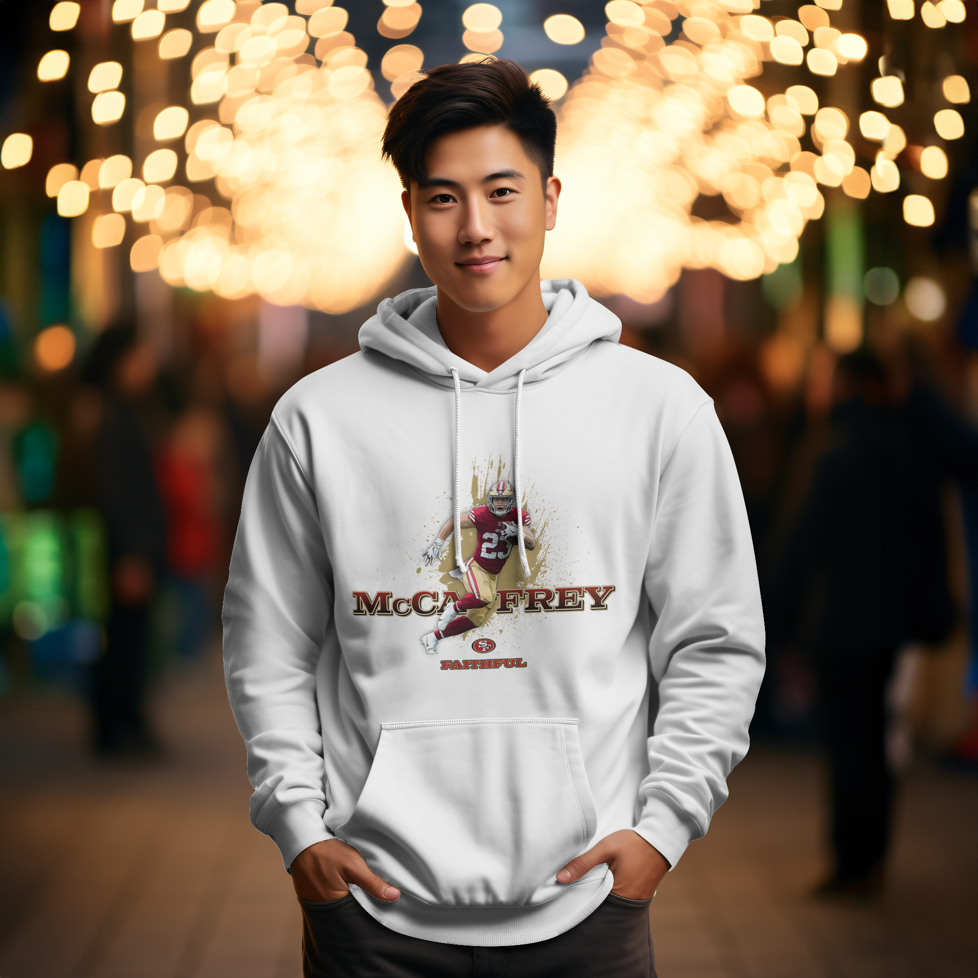 San Francisco 49ers McCaffrey Hoodie for Men and Women
