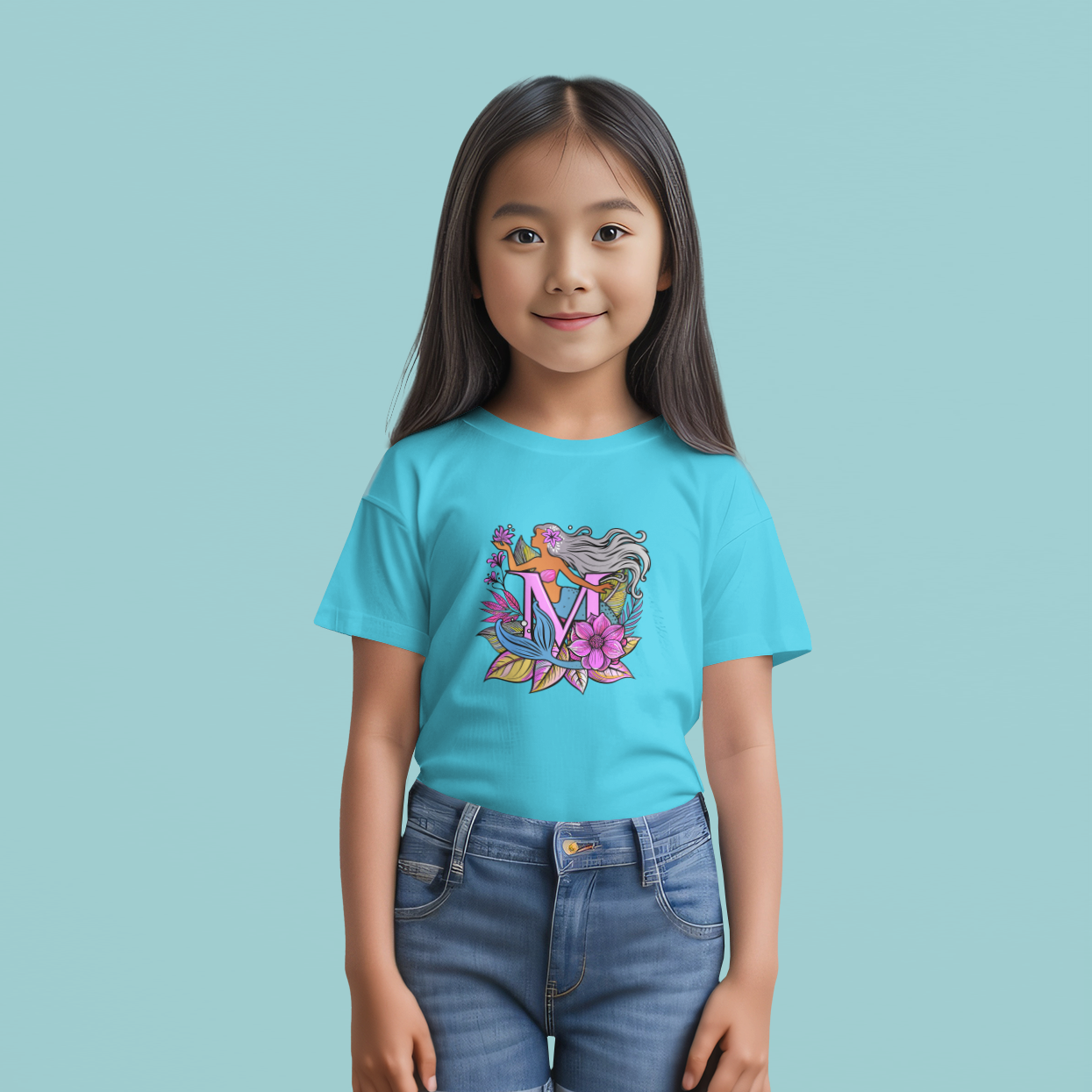 Mermaid Monogram M
