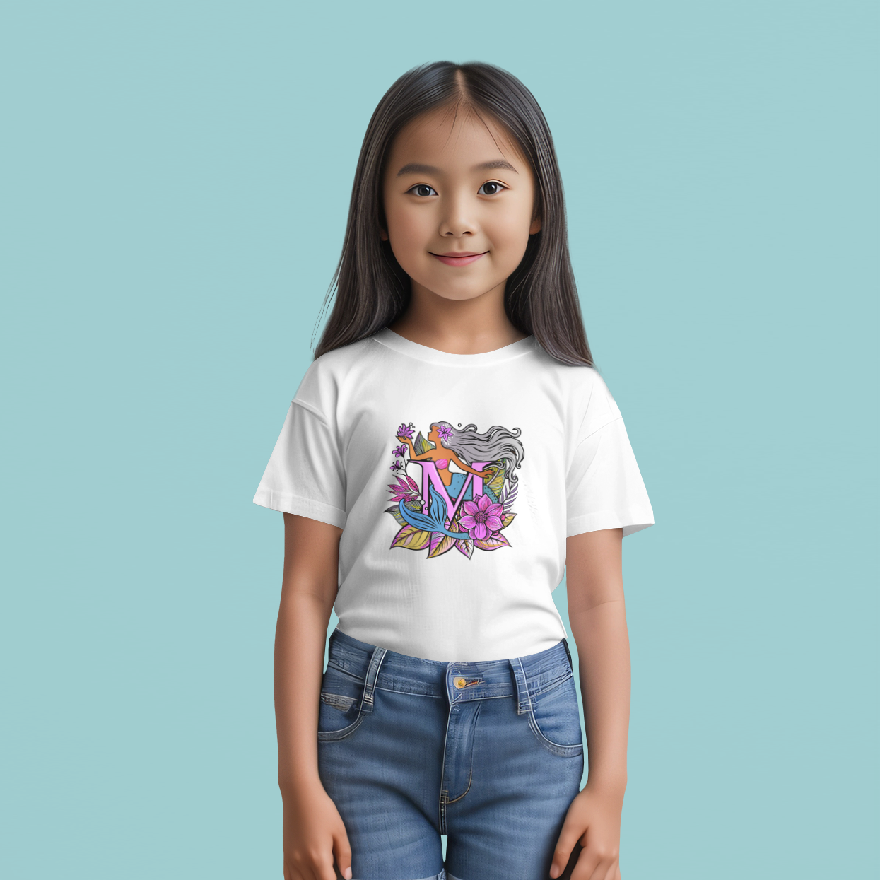 Mermaid Monogram M