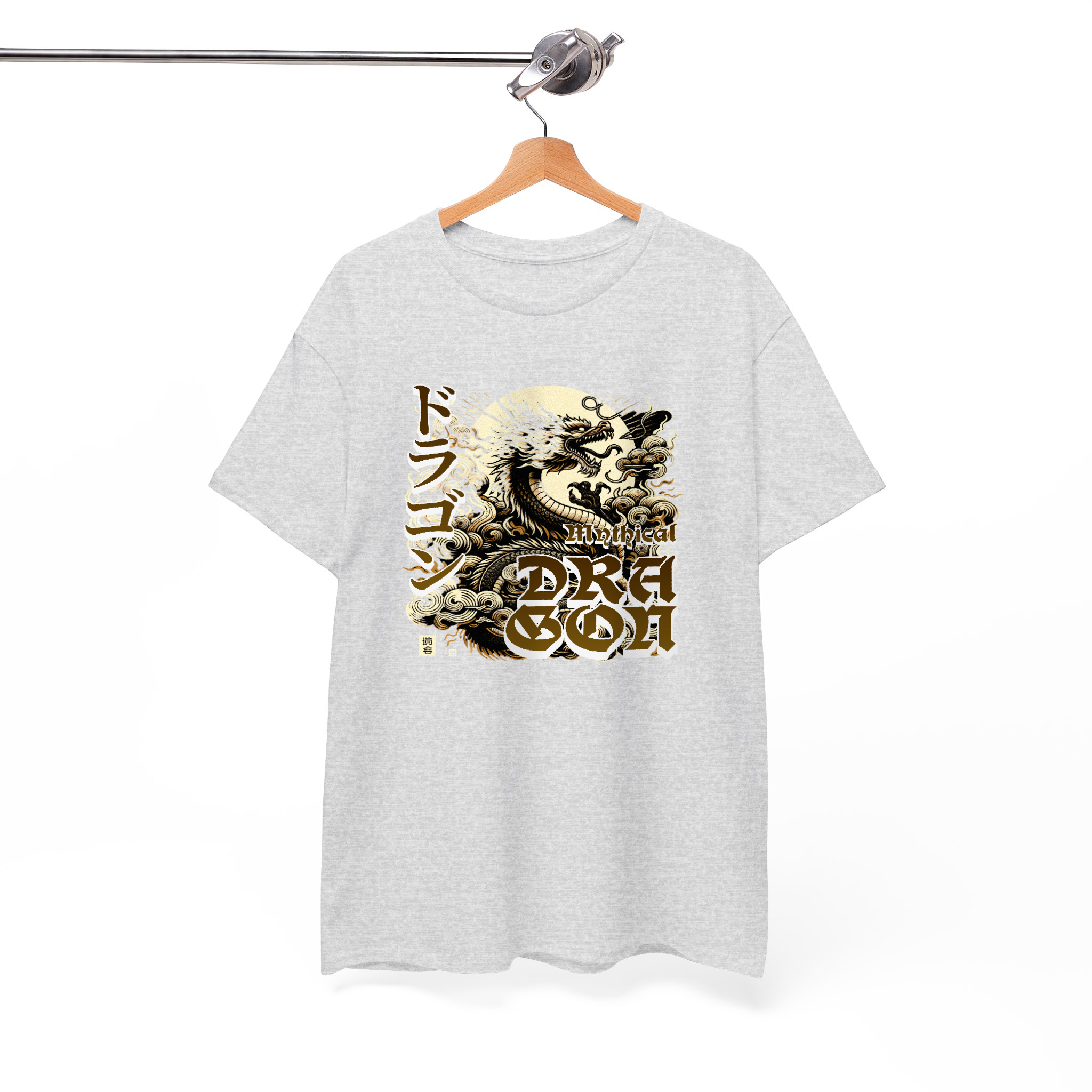 Mythical Dragon T-Shirt – Japanese Art Inspired Vintage Dragon Graphic Tee