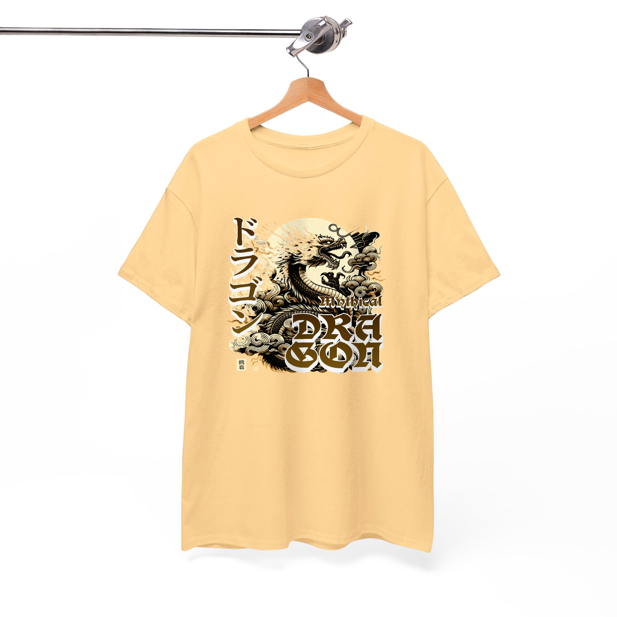Mythical Dragon T-Shirt – Japanese Art Inspired Vintage Dragon Graphic Tee