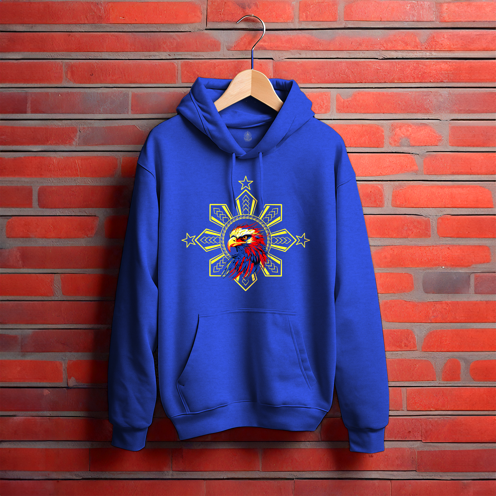 Philippine Eagle Emblazoned Philippines Flag Hoodie
