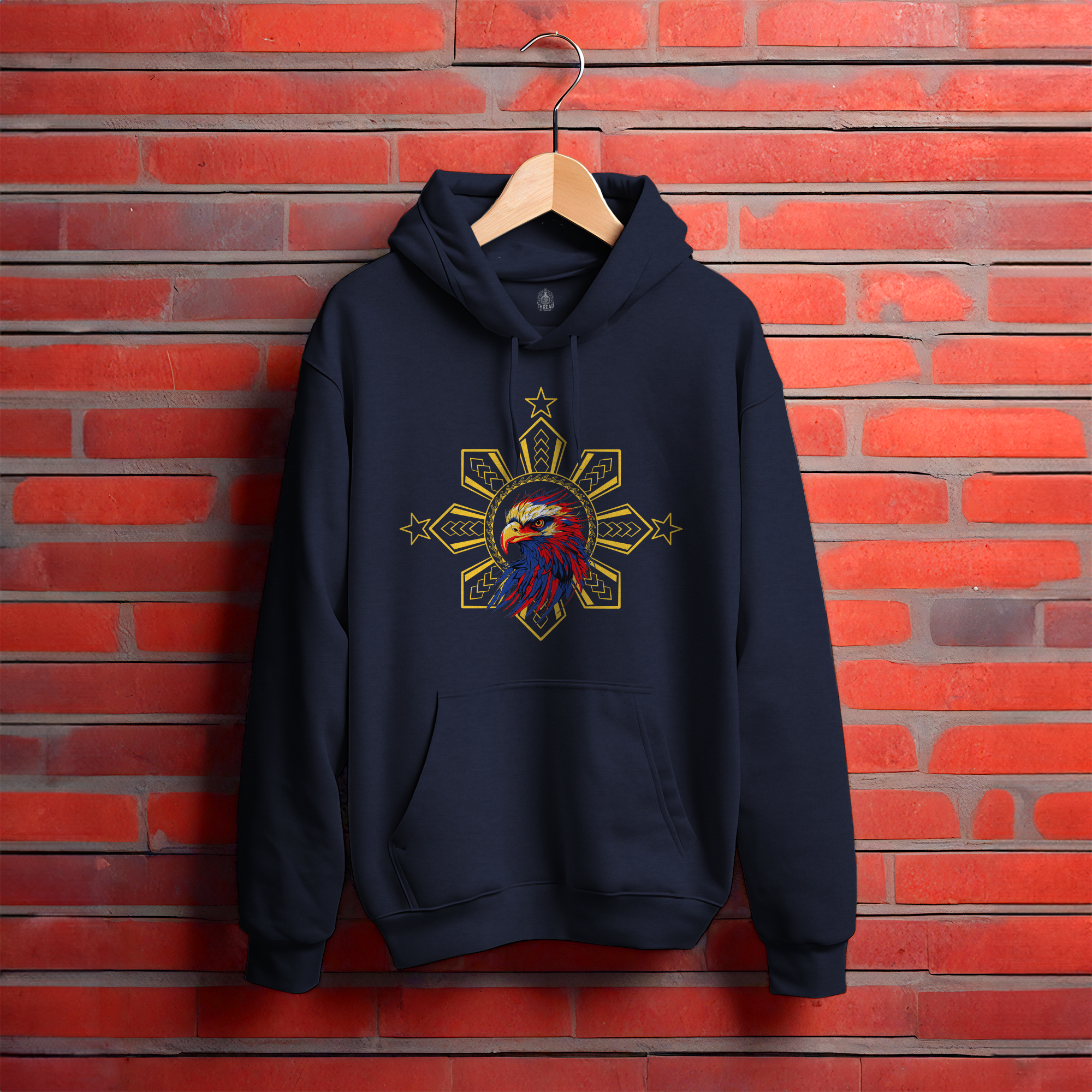 Philippine Eagle Emblazoned Philippines Flag Hoodie