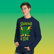 Shamrock & Roll Sweatshirt– Funny St. Patrick’s Day Rock Band Sweatshirt