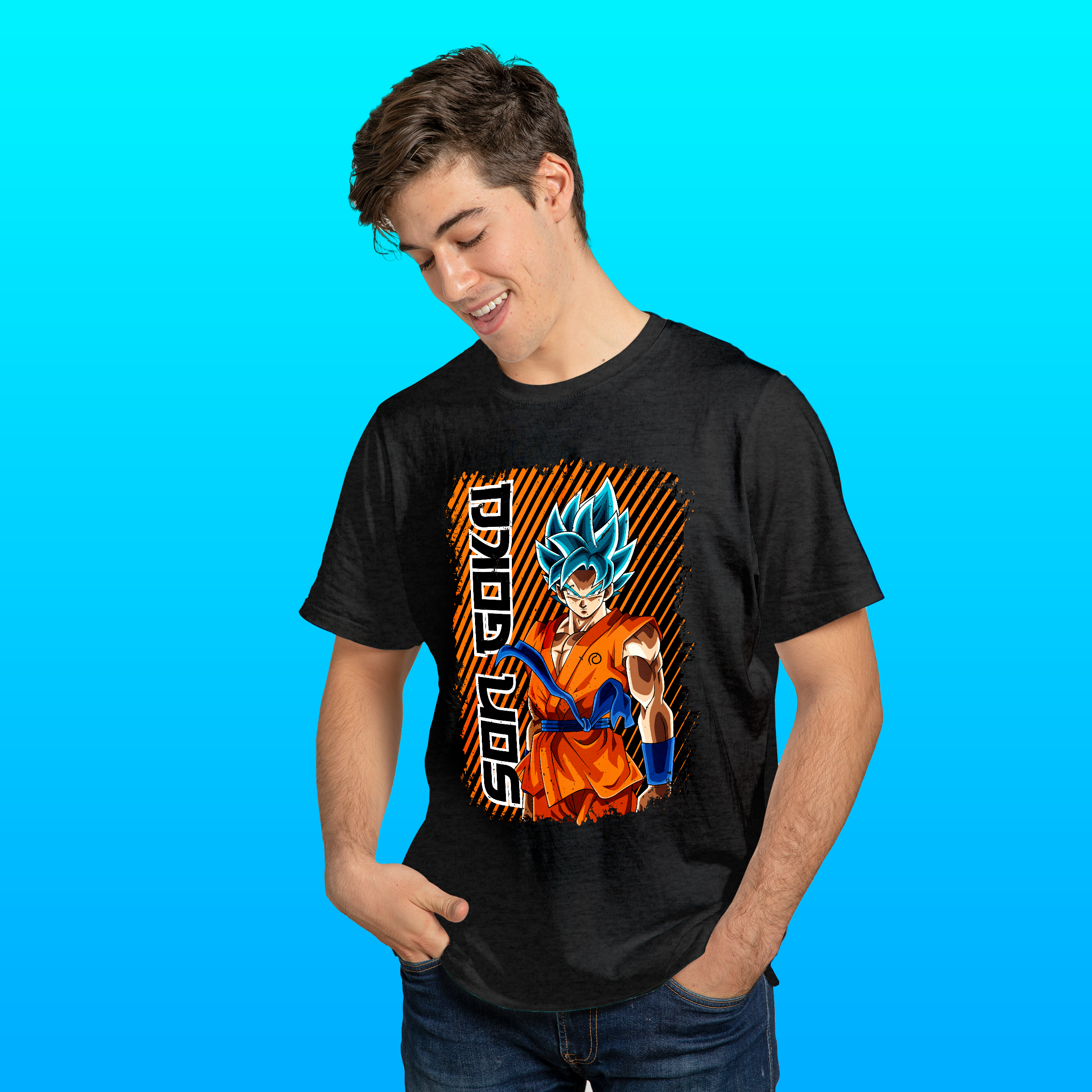 Son Goku Warrior Dragon Ball T-Shirt – Anime Manga Hero Graphic Tee