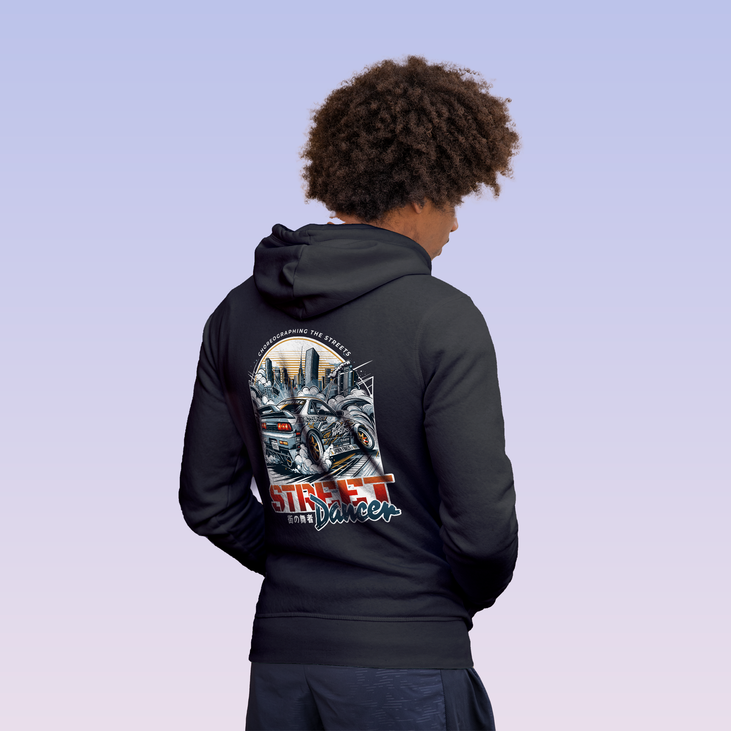 Japanese Street Dancer Street Car Racing Hoodie - JDM Vintage Urban Streetwear