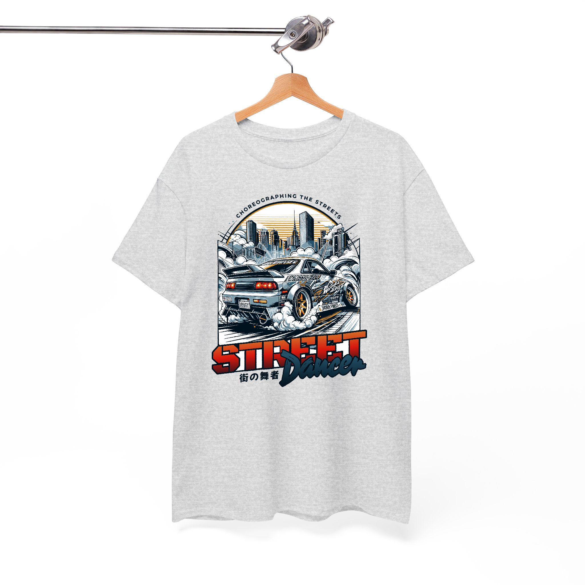 Japanese Street Dancer Street Car Racing T-shirt - JDM Vintage Urban Graphic Tee