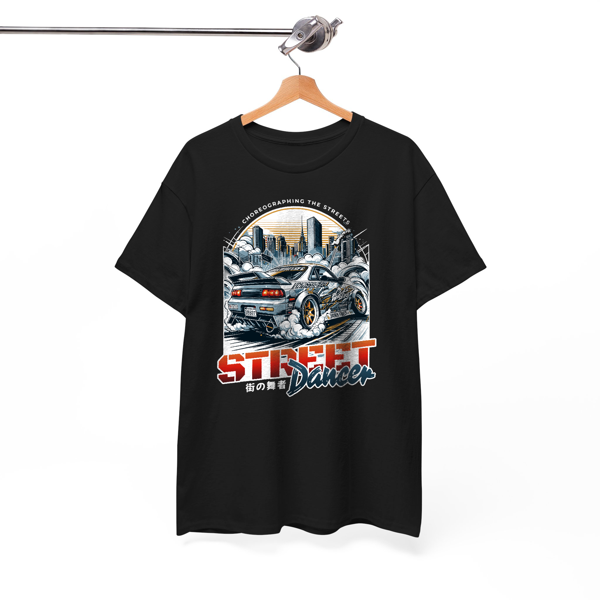 Japanese Street Dancer Street Car Racing T-shirt - JDM Vintage Urban Graphic Tee