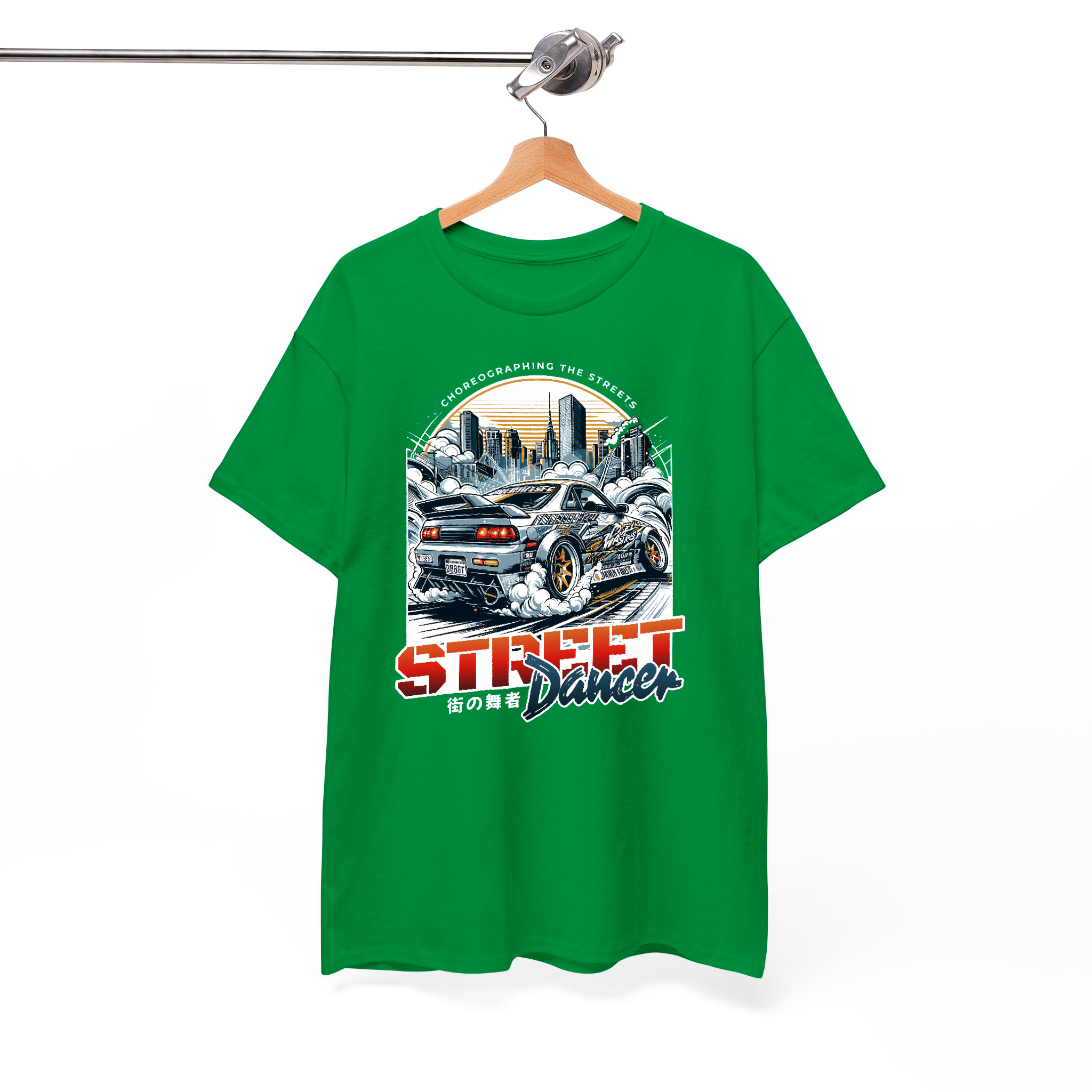 Japanese Street Dancer Street Car Racing T-shirt - JDM Vintage Urban Graphic Tee