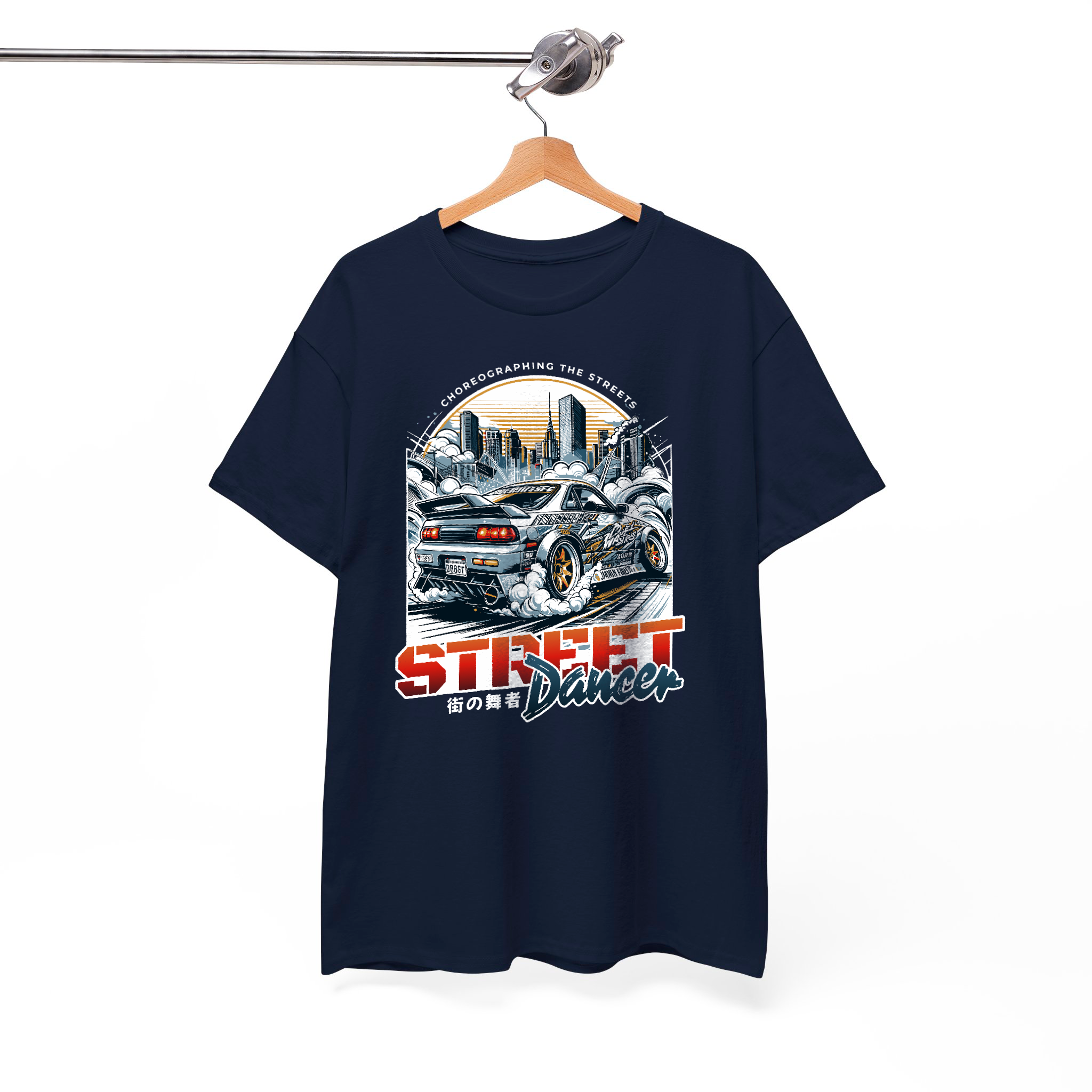 Japanese Street Dancer Street Car Racing T-shirt - JDM Vintage Urban Graphic Tee