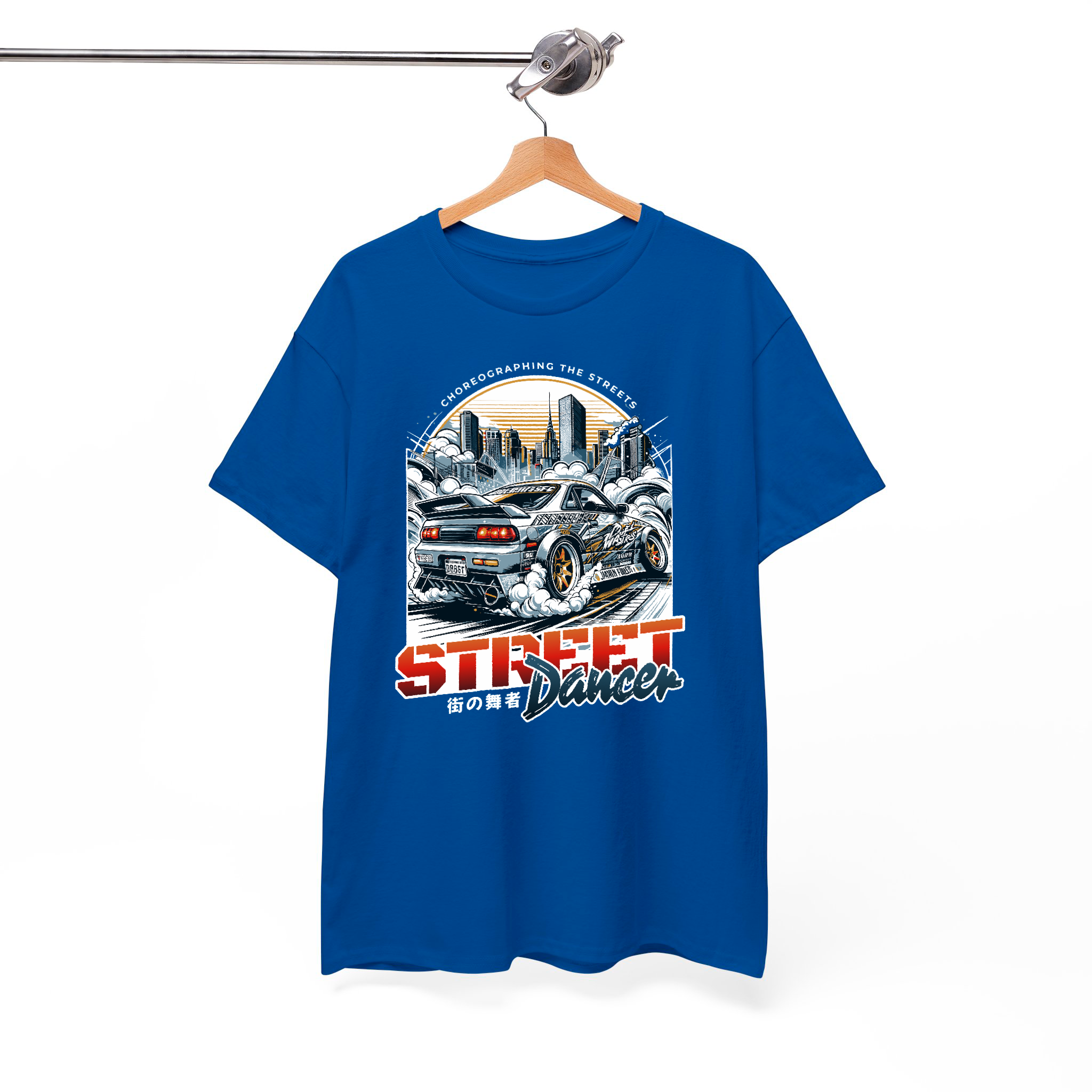 Japanese Street Dancer Street Car Racing T-shirt - JDM Vintage Urban Graphic Tee