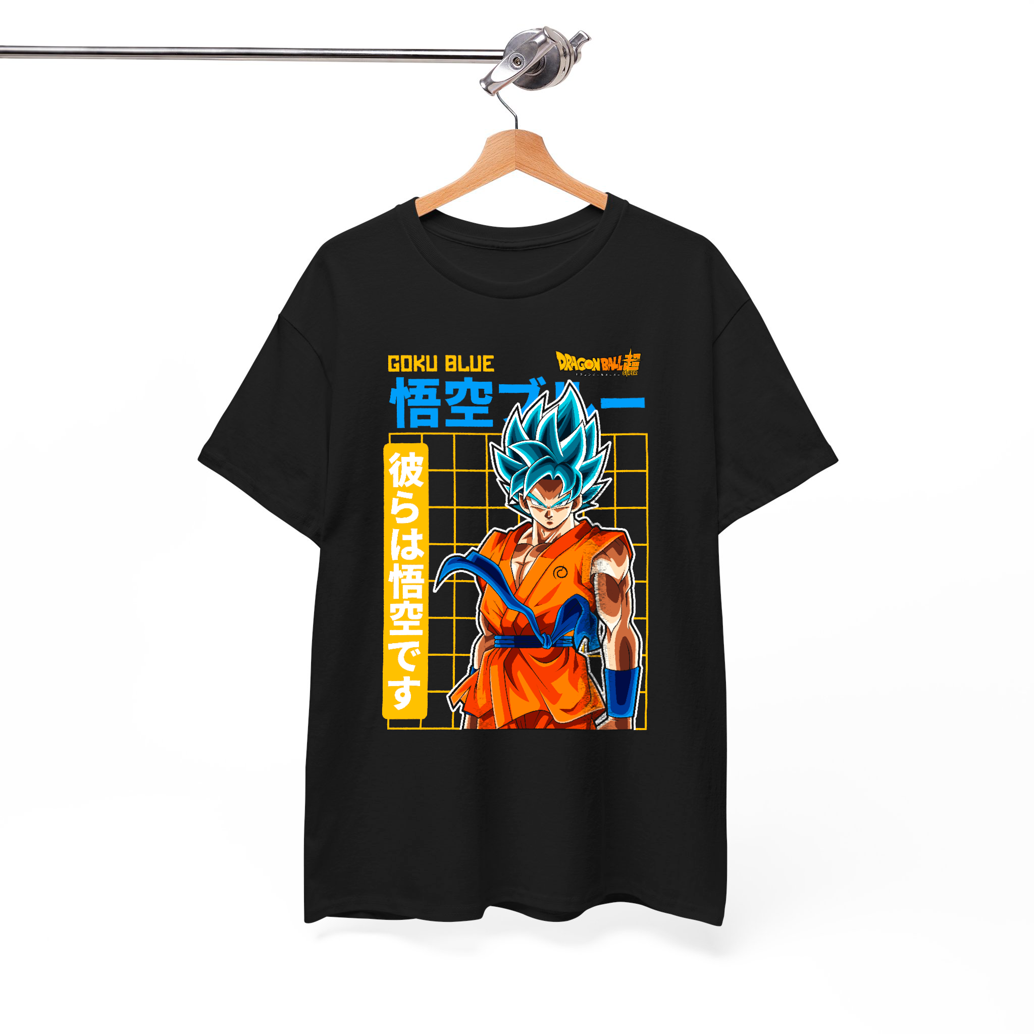 Super Saiyan Blue Warrior Dragon Ball T-Shirt – Anime Manga Hero Graphic Tee