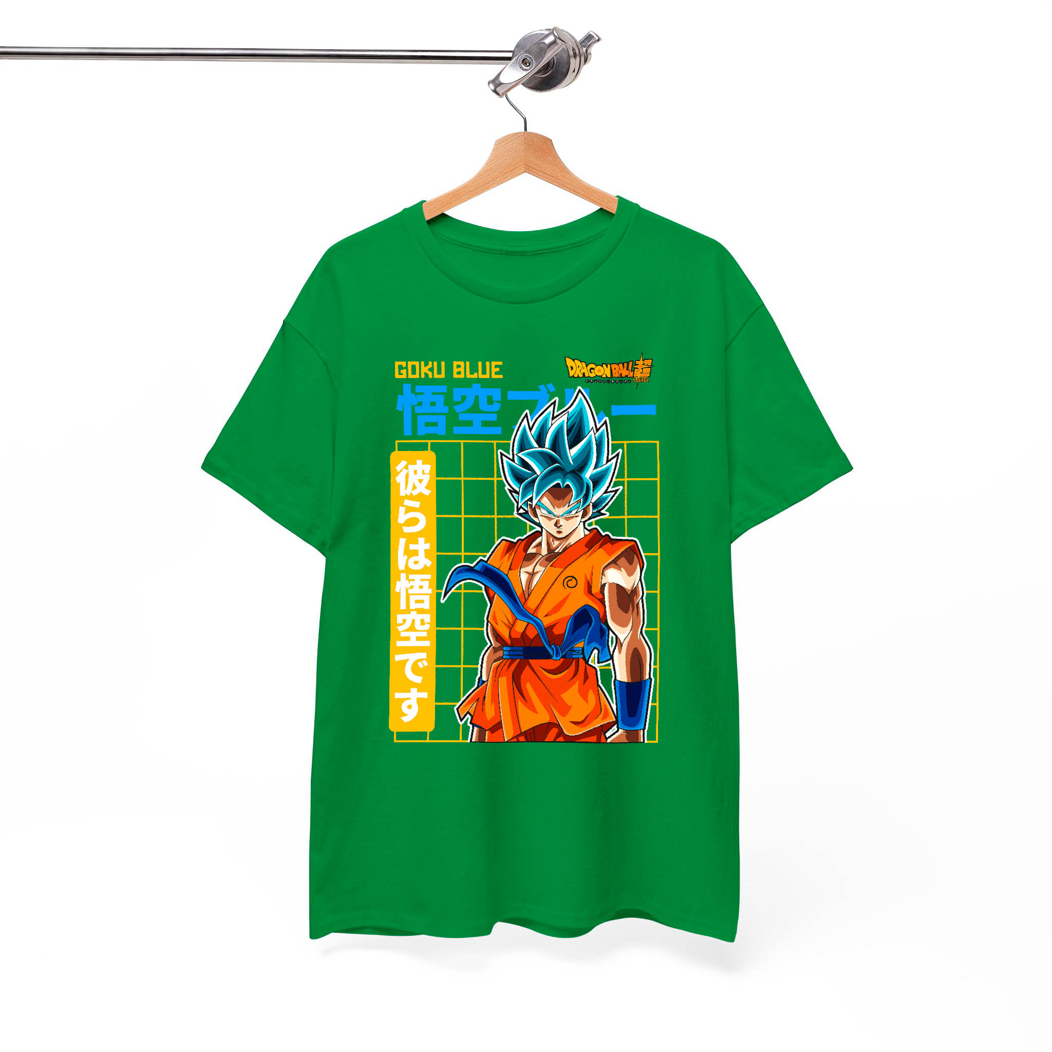 Super Saiyan Blue Warrior Dragon Ball T-Shirt – Anime Manga Hero Graphic Tee