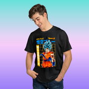 Super Saiyan Blue Warrior Dragon Ball T-Shirt – Anime Manga Hero Graphic Tee