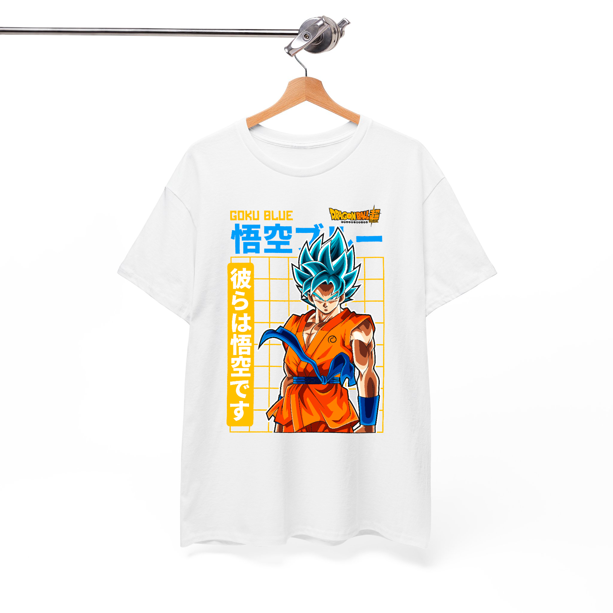 Super Saiyan Blue Warrior Dragon Ball T-Shirt – Anime Manga Hero Graphic Tee