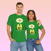 Cute Avocado "You Complete Me" Matching T-Shirt Design – Fun & Adorable Couple's Outfit