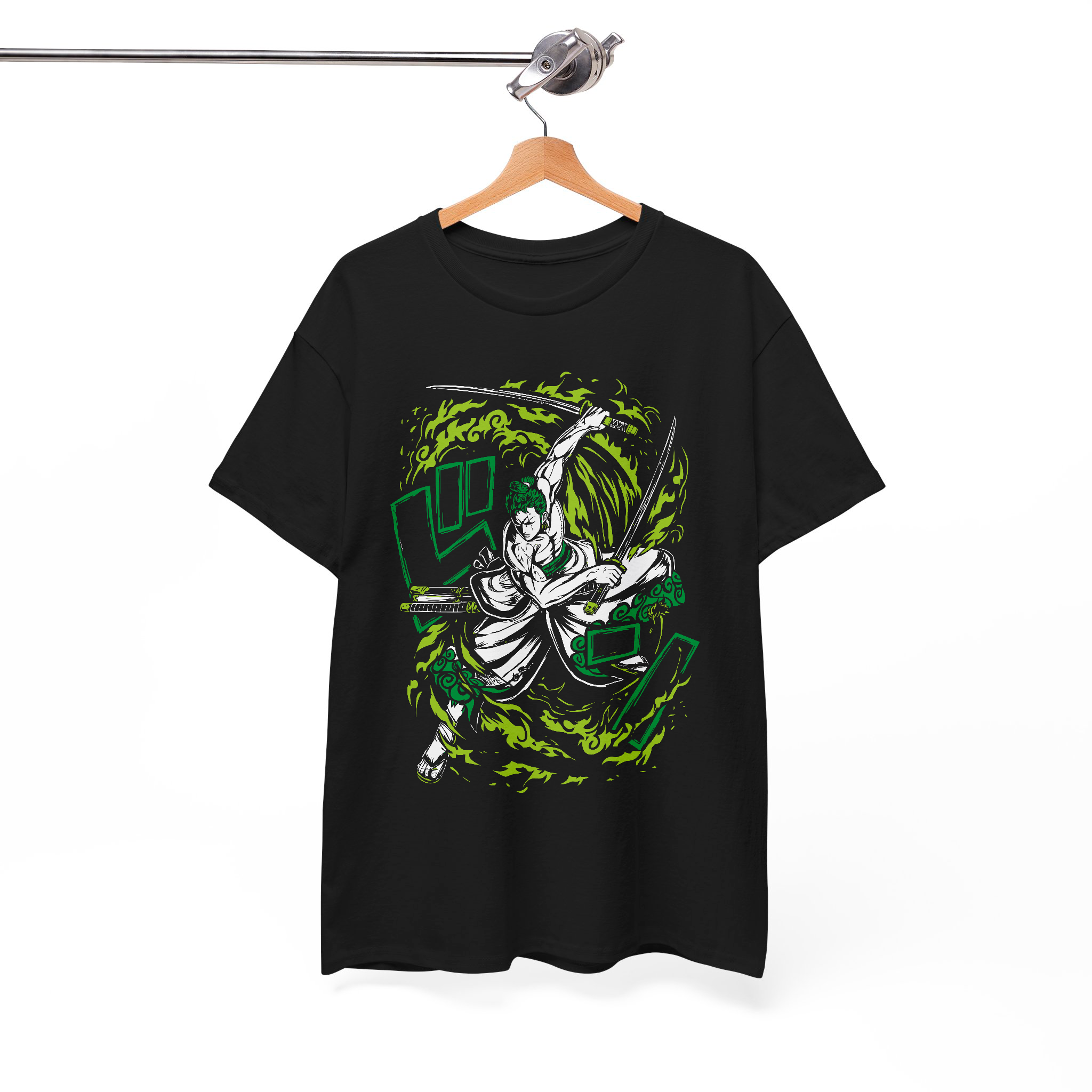 Zoro One Piece Anime Shirt, Roronoa Zoro Samurai Manga Shirt, Japanese Unisex Graphic Tee