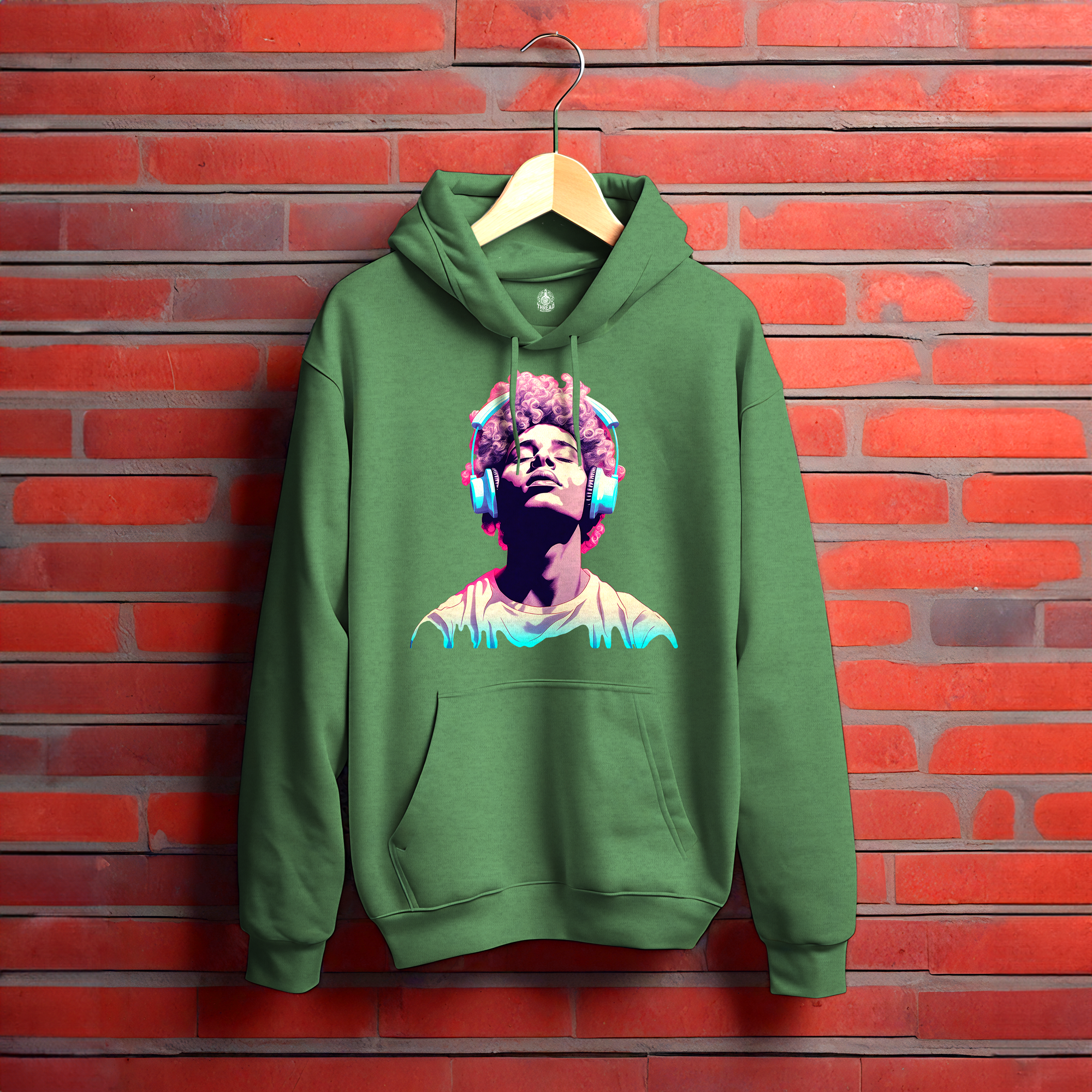 Stylish Hoodie with Vibrant Music Lover Design – Trendy Streetwear